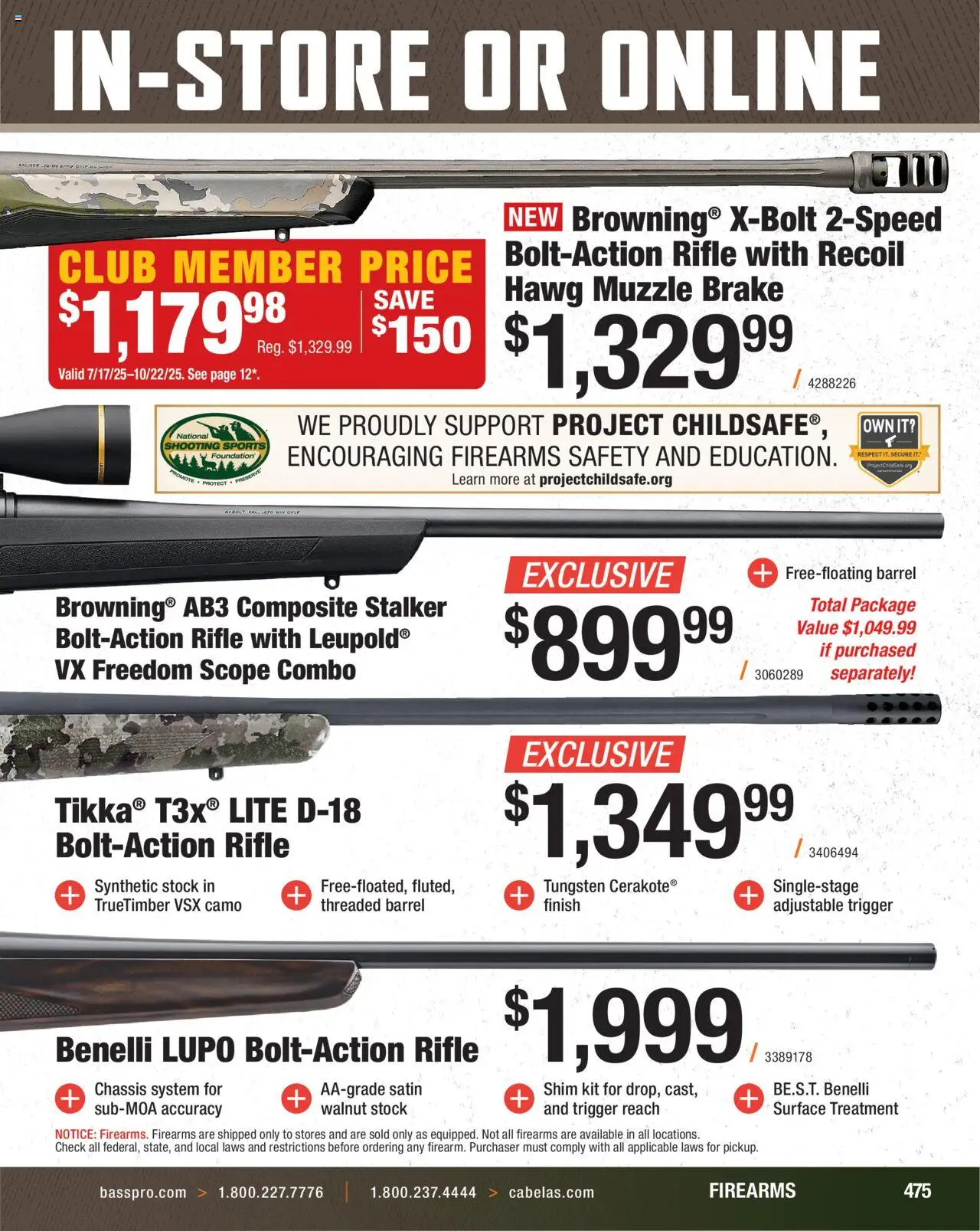 Cabela's Hunting Master 25 - valid from 11.08.2025 | Page: 475 | Products: Foundation, Rifle