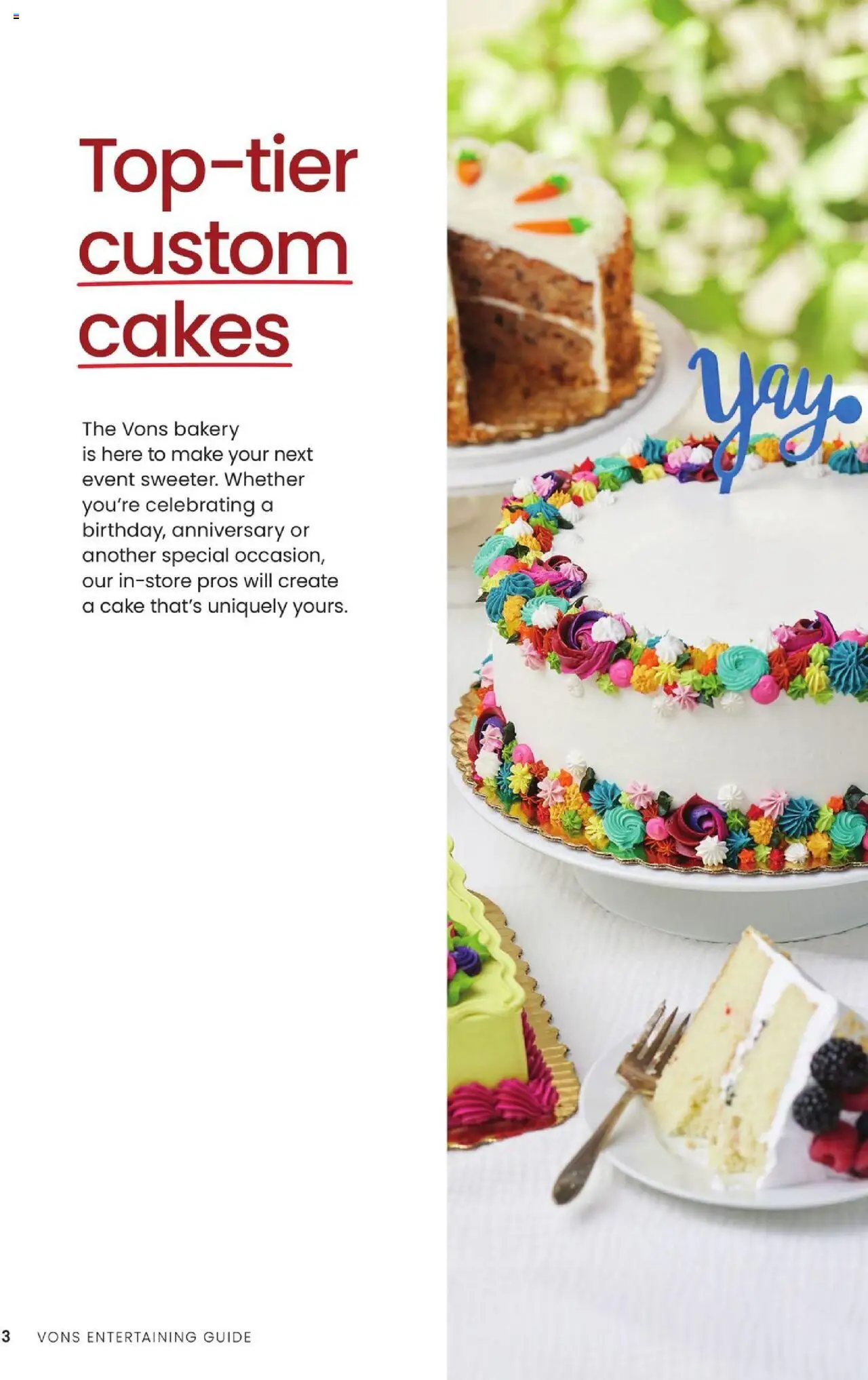Vons Entertaining Guide - valid from 23.04.2025 | Page: 4 | Products: Bakery