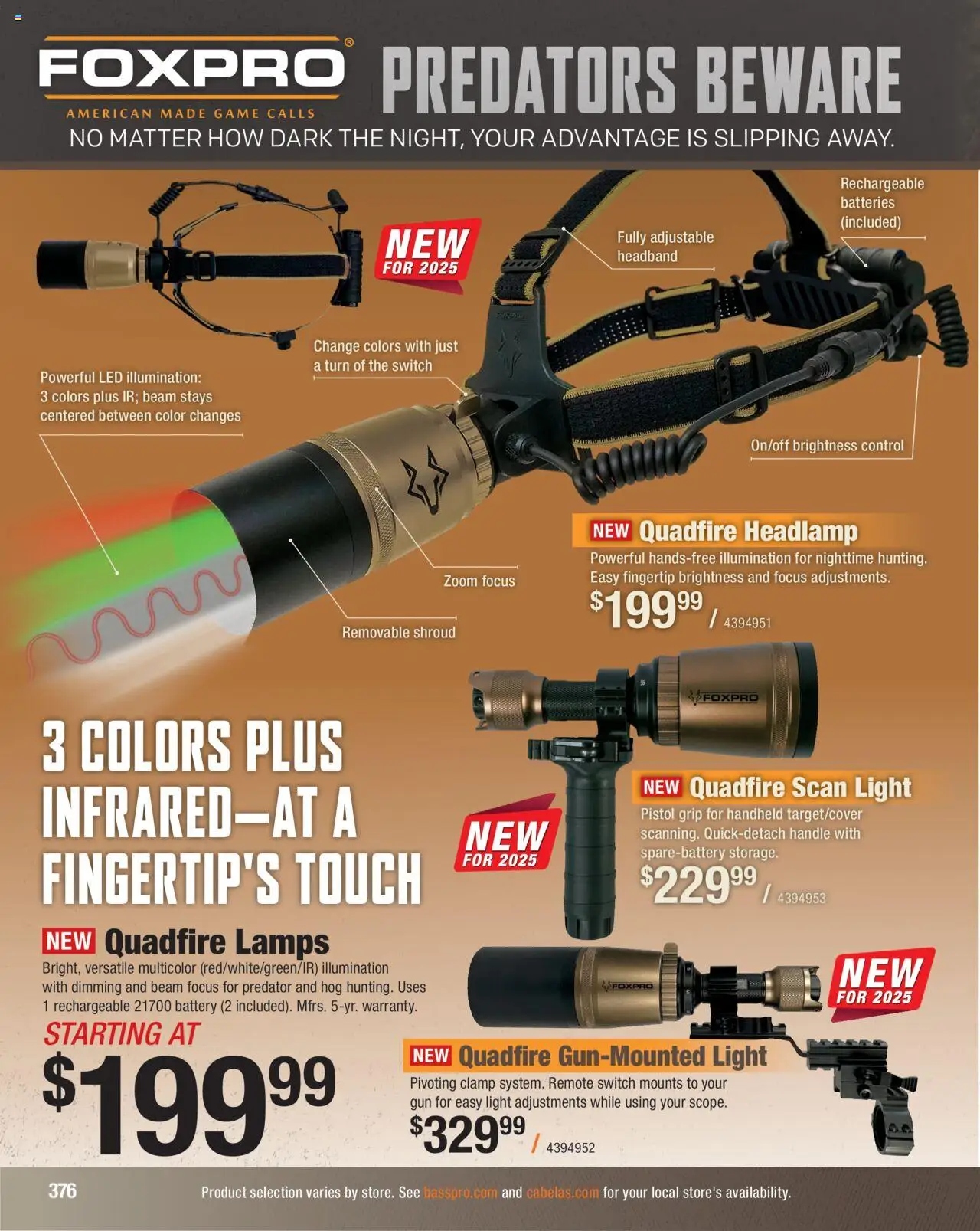 Cabela's Hunting Master 25 - valid from 11.08.2025 | Page: 376 | Products: Clamp, Battery, Game, Gun
