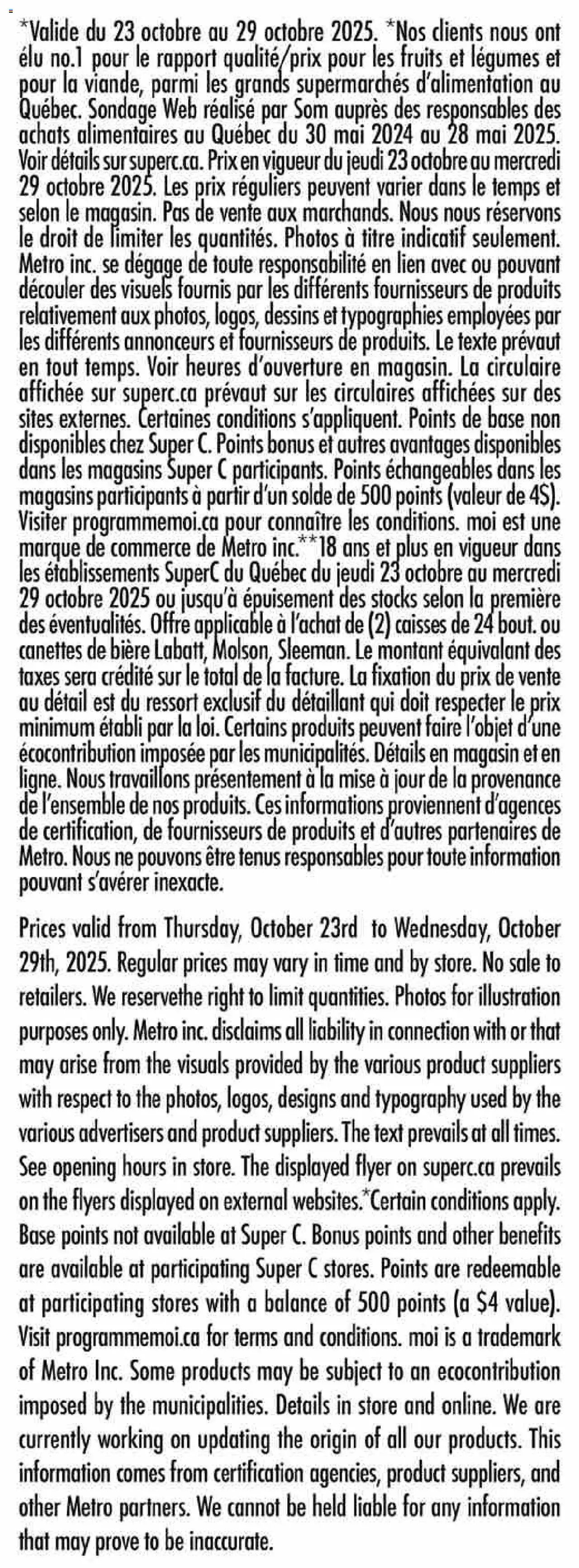 Super C flyer valid from 23.10.2025 | Page: 14