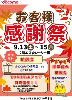 13.09.2025から有効なオファーを含む ヤマダ 電機 - お客様感謝祭