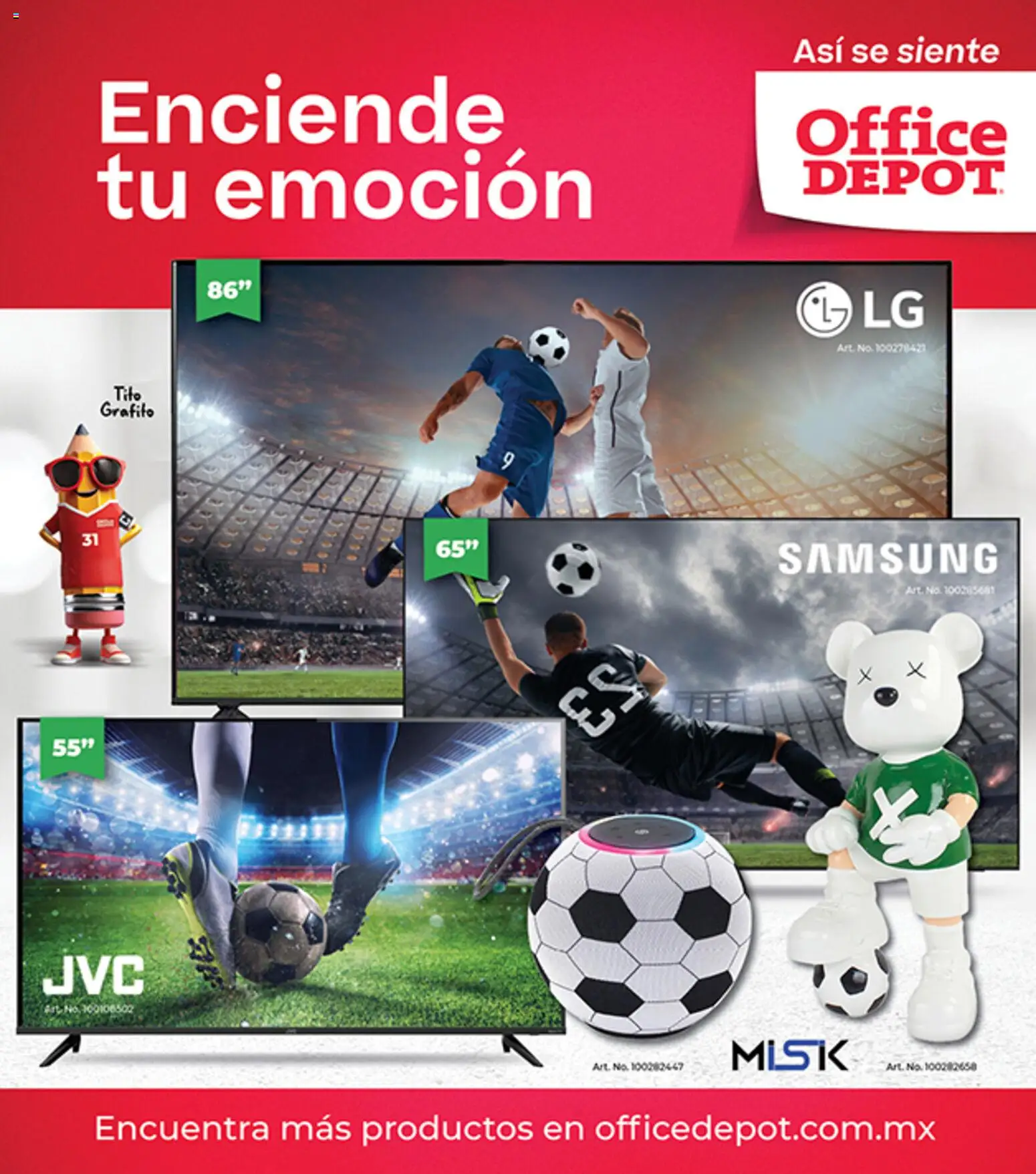 Nuevas ofertas de Office Depot válidas en toda la República Mexicana desde el 01.03.2026. ¡Encuentra las mejores ofertas en Office Depot catálogo! | Página: 1