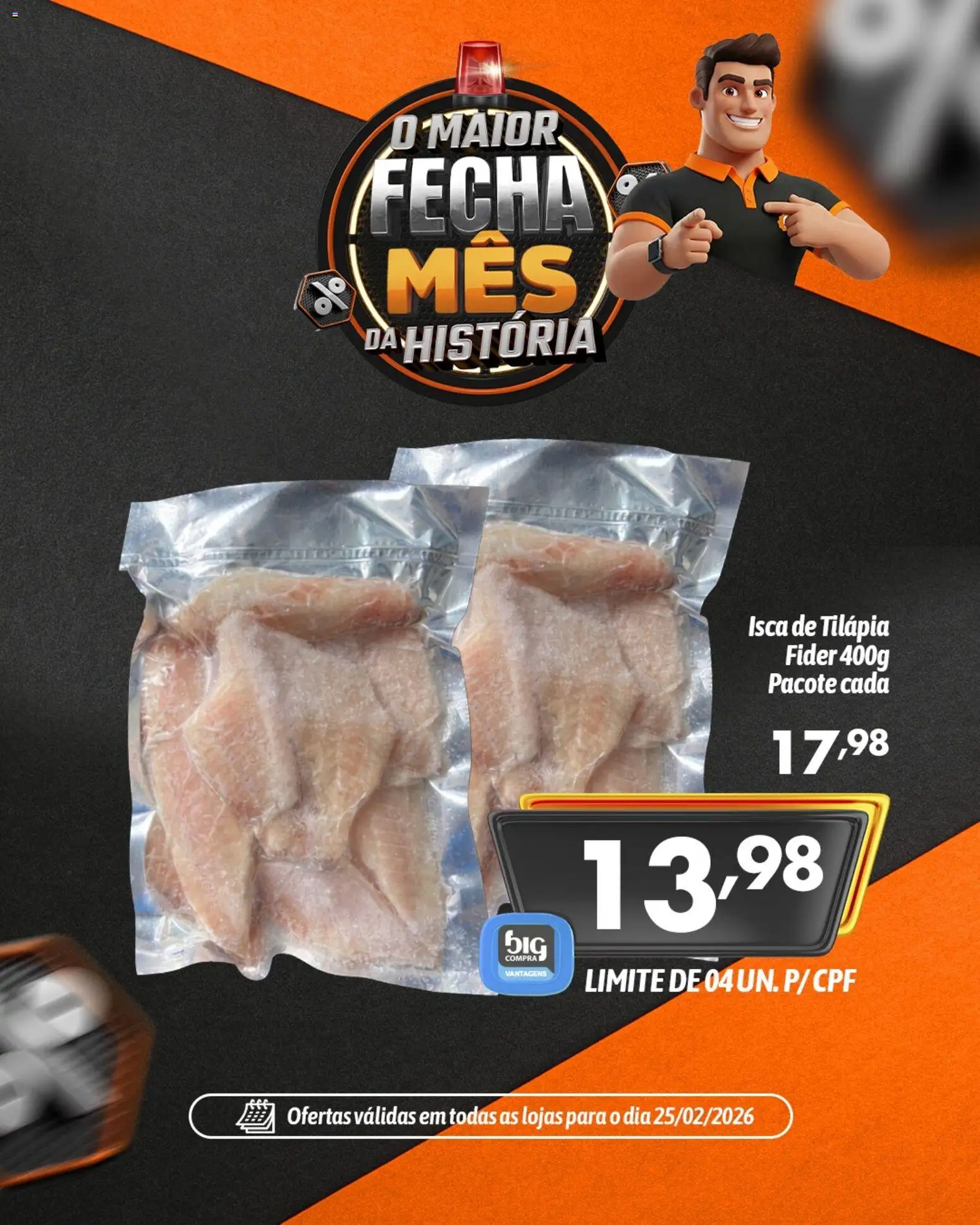 Big Compra Folheto - válido de 25.02.2026 | Página: 8 | Produtos: Tilápia