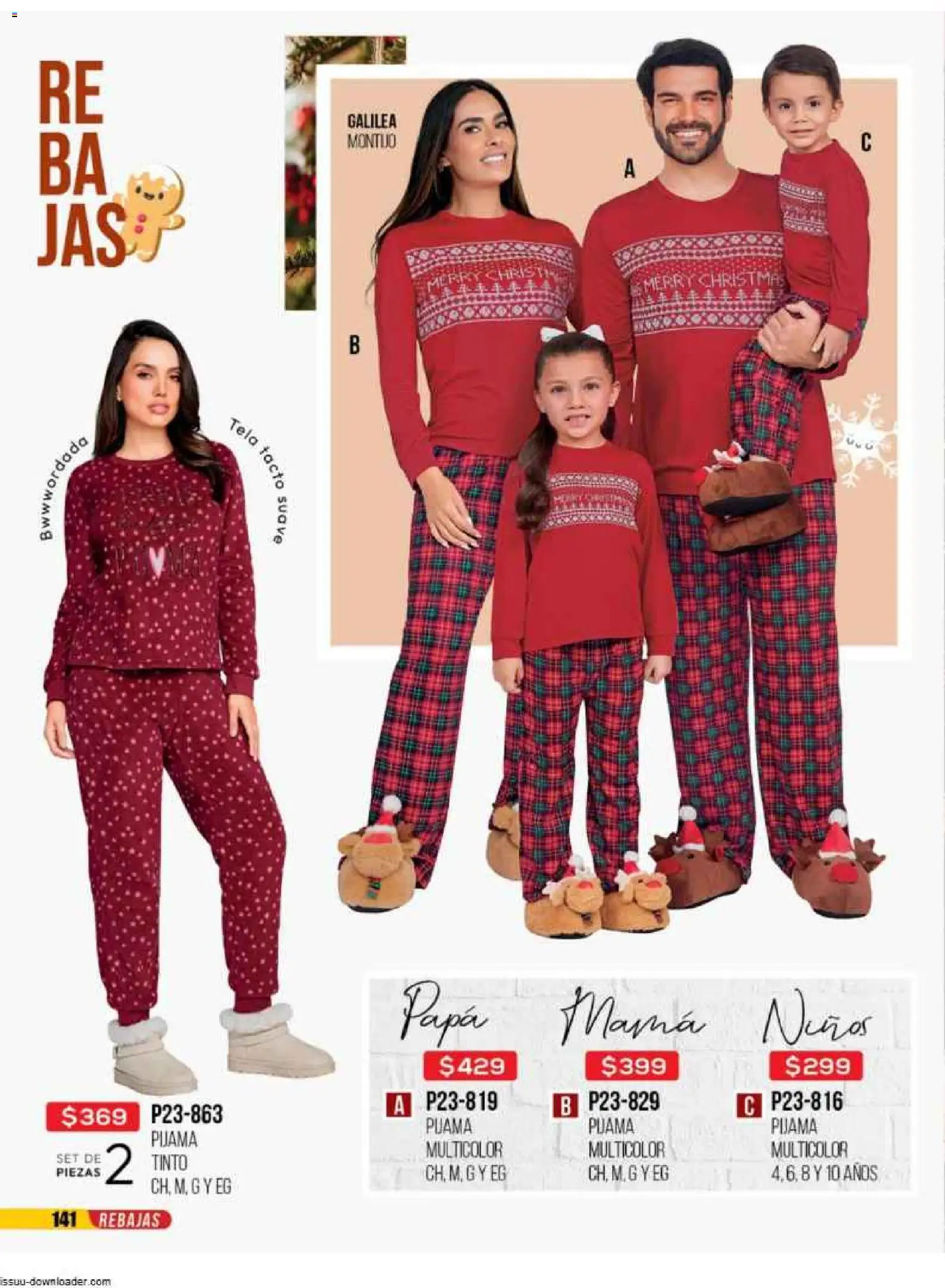 Nuevas ofertas de Cklass válidas en toda la República Mexicana desde el 31.10.2025. ¡Encuentra las mejores ofertas en Cklass catálogo Super Rebajas Ropa! | Página: 144 | Productos: Papa, Pijama