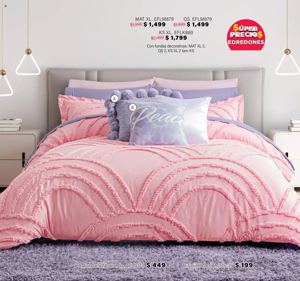 Nuevas ofertas de Colchas Concord válidas en toda la República Mexicana desde el 01.08.2025. ¡Encuentra las mejores ofertas en Colchas Concord - Catálogo! | Página: 239 | Productos: Funda