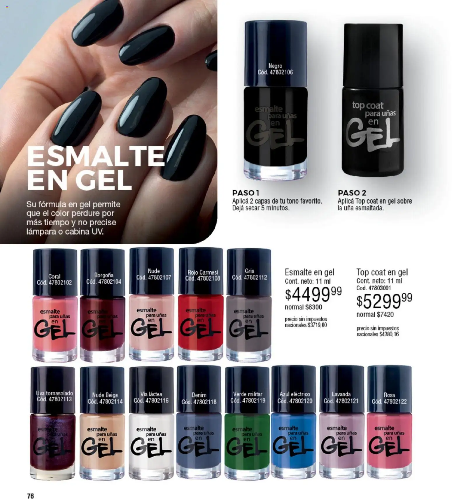 Millanel - Catálogo │ válido desde el 05.01.2026 | Página: 76 | Productos: Top, Sobre, Lámpara, Uva