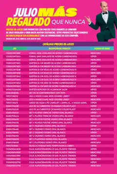 Nuevas ofertas de Soriana válidas en toda la República Mexicana desde el 20.06.2025. ¡Encuentra las mejores ofertas en Soriana - Catálogo Re Locos Híper Nacional! | Página: 11 | Productos: Agua, Juego, Caja, Jarra