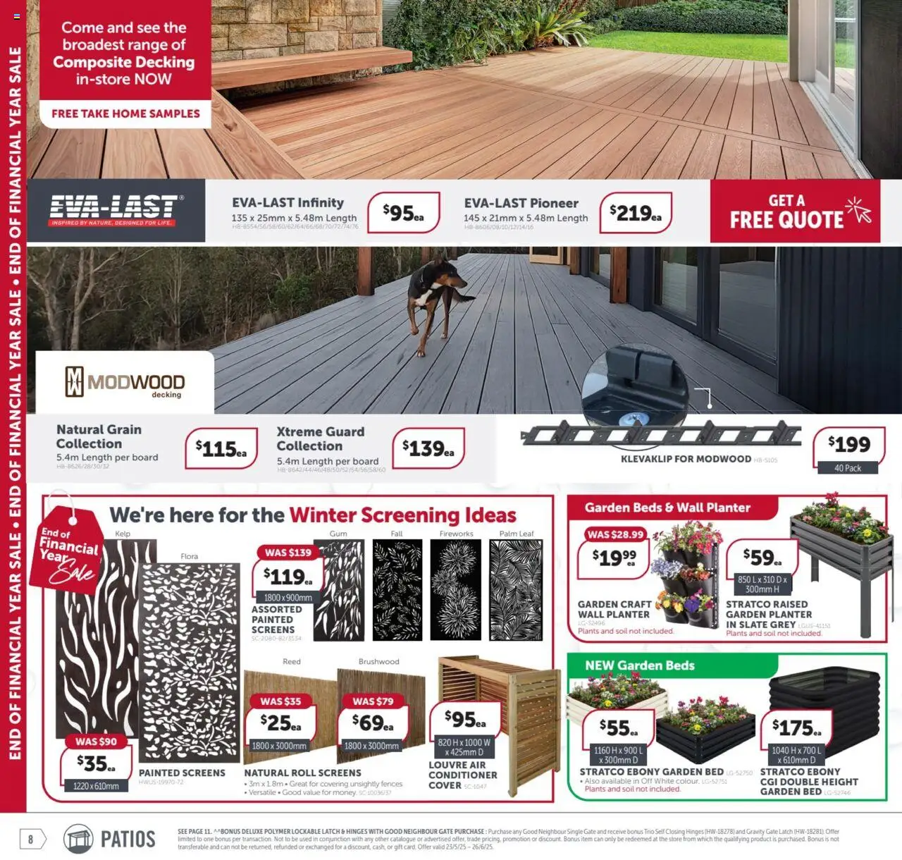 Stratco catalogue - valid from 23.05.2025 | Page: 8 | Products: Gate, Conditioner, Decking, Soil