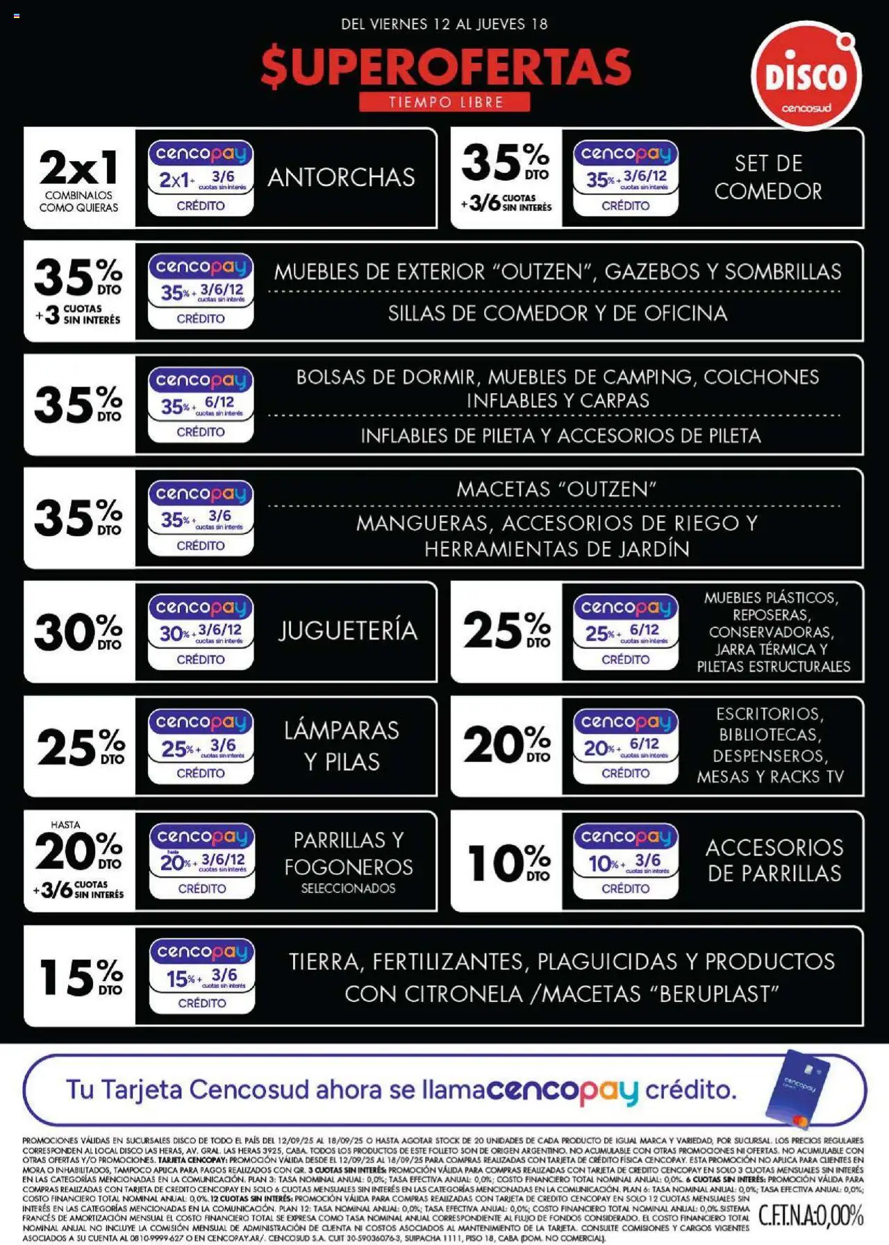 Disco - Non Food │ válido desde el 12.09.2025 | Página: 4 | Productos: Disco, Jarra, Citronela, Pileta