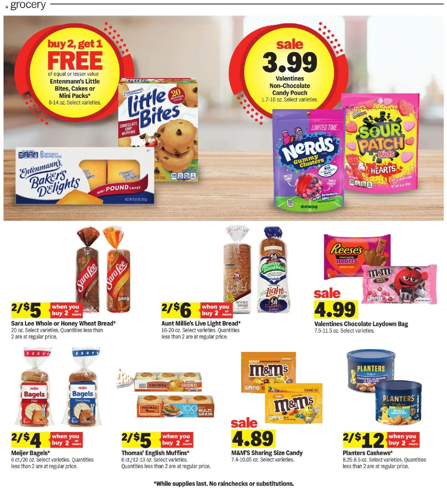 Meijer Weekly Ad - valid from 21.01.2026 | Page: 12 | Products: Butter, Chocolate, Chocolate Chip, Bag