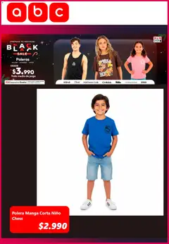 Black Friday Abc válido desde el 26.11.2025 | Página: 4 | Productos: Manga, Sobre, Té, Polera