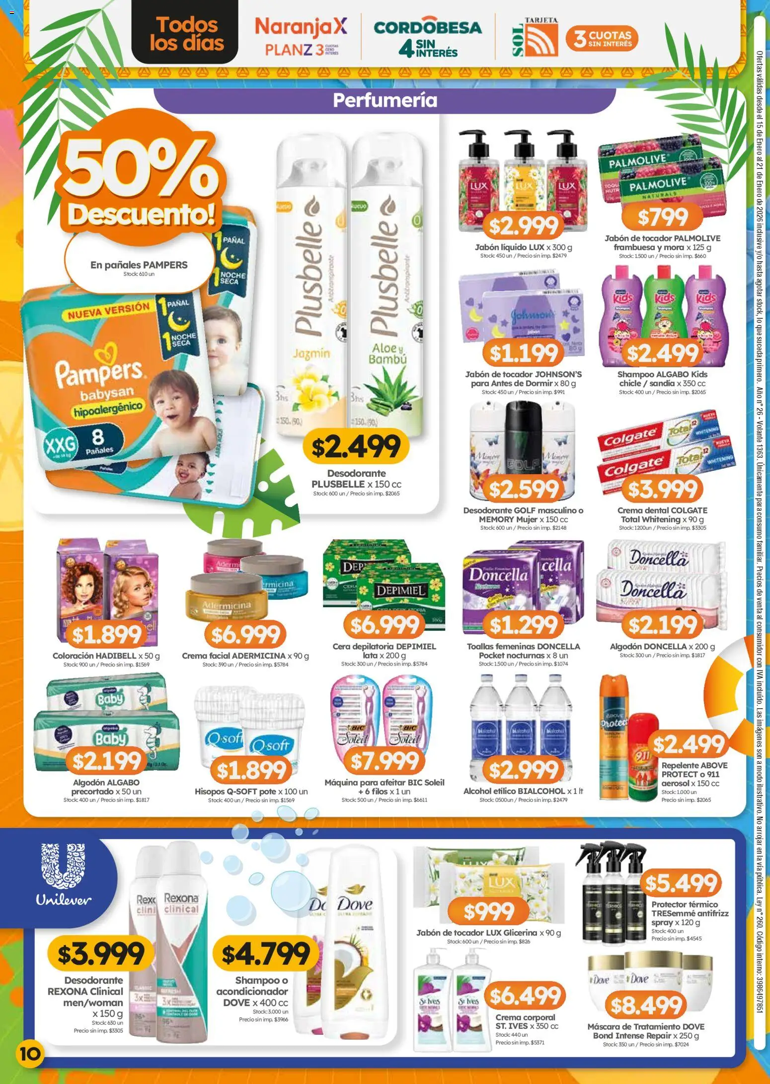 Cordiez ofertas │ válido desde el 15.01.2026 | Página: 10 | Productos: Repelente, Jabón líquido, Máscara, Acondicionador