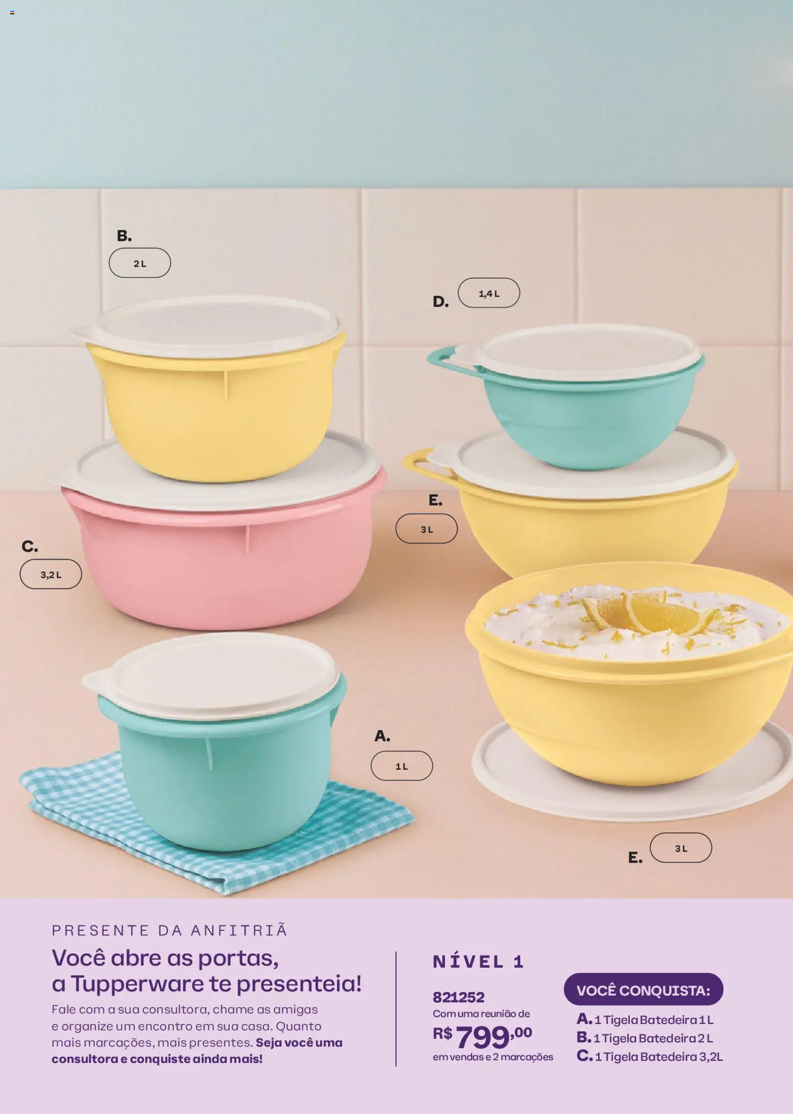 Tupperware Folheto - válido de 01.01.2026 | Página: 54 | Produtos: Batedeira, Tigela