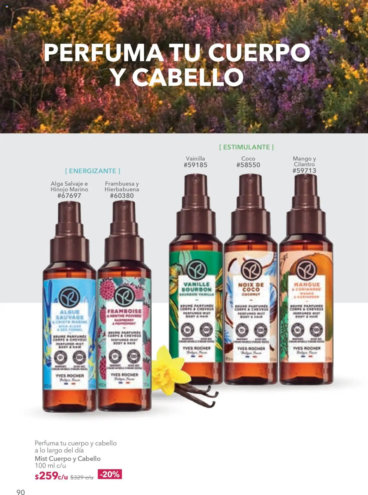 Nuevas ofertas de Yves Rocher válidas en toda la República Mexicana desde el 18.09.2025. ¡Encuentra las mejores ofertas en Yves Rocher - Campaña 13 2025! | Página: 92 | Productos: Hinojo, Mango