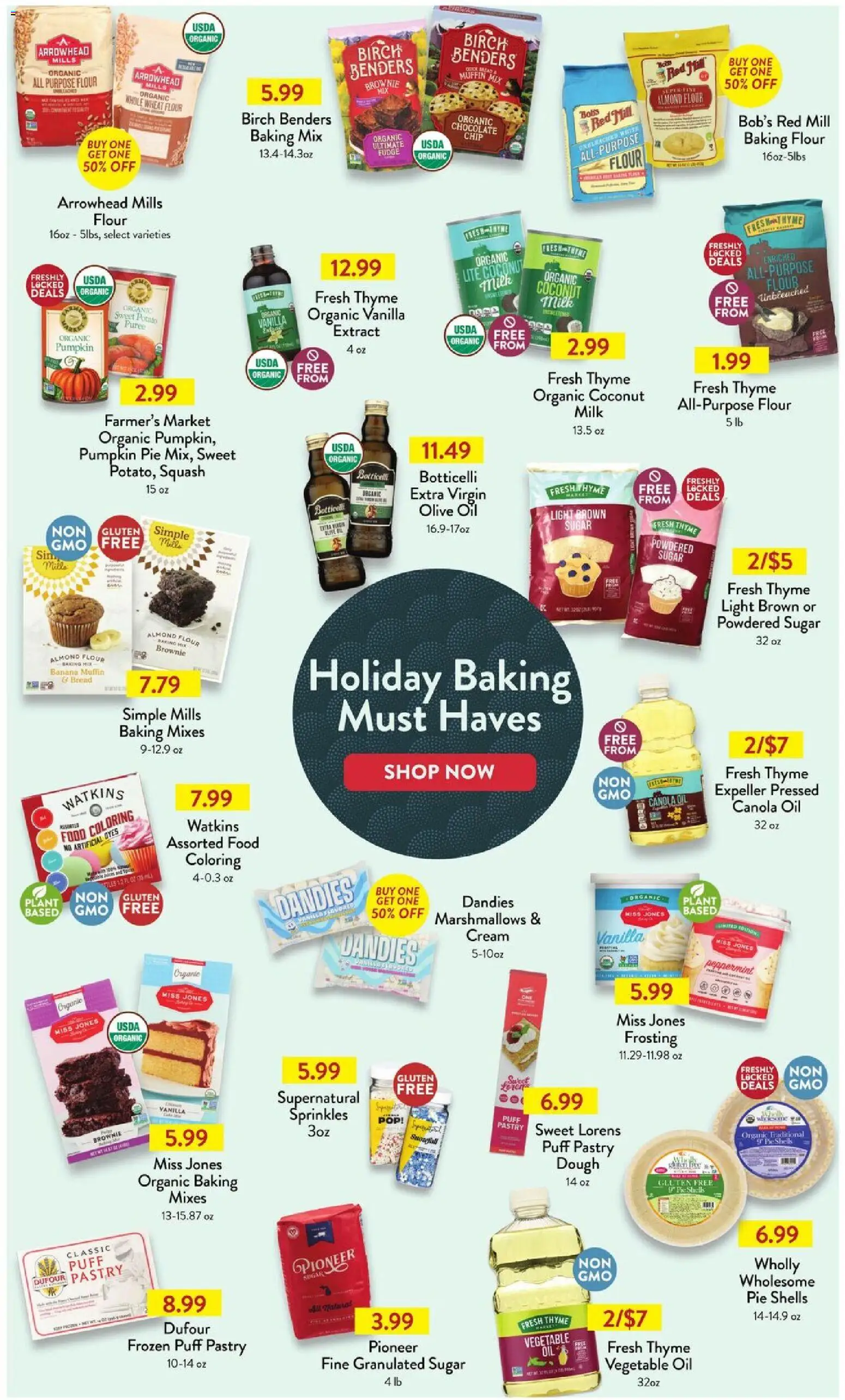 Fresh Thyme Weekly Ad - IN - valid from 10.12.2025 | Page: 7 | Products: Peppermint, Squash, Bread, Pumpkin