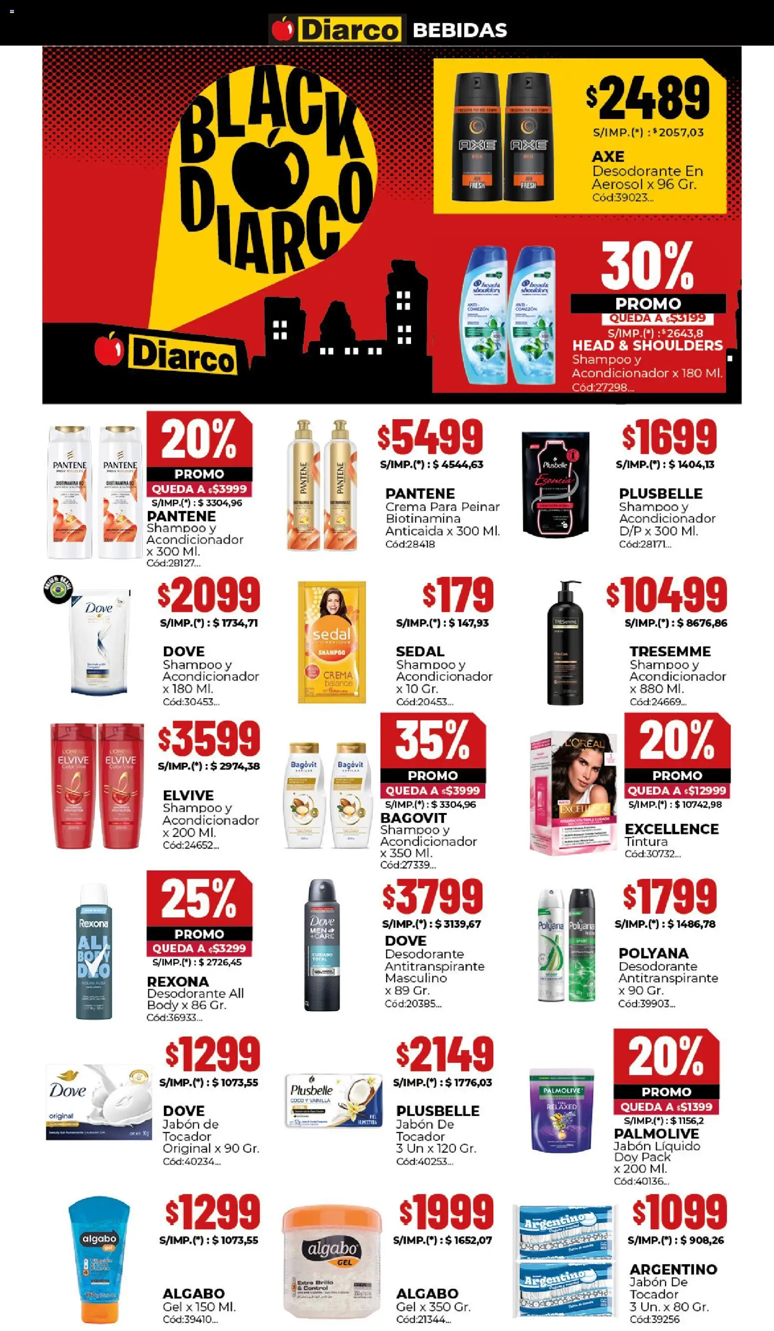 Diarco - Black Friday │ válido desde el 17.11.2025 | Página: 18 | Productos: Jabón líquido, Tintura, Jabón, Crema
