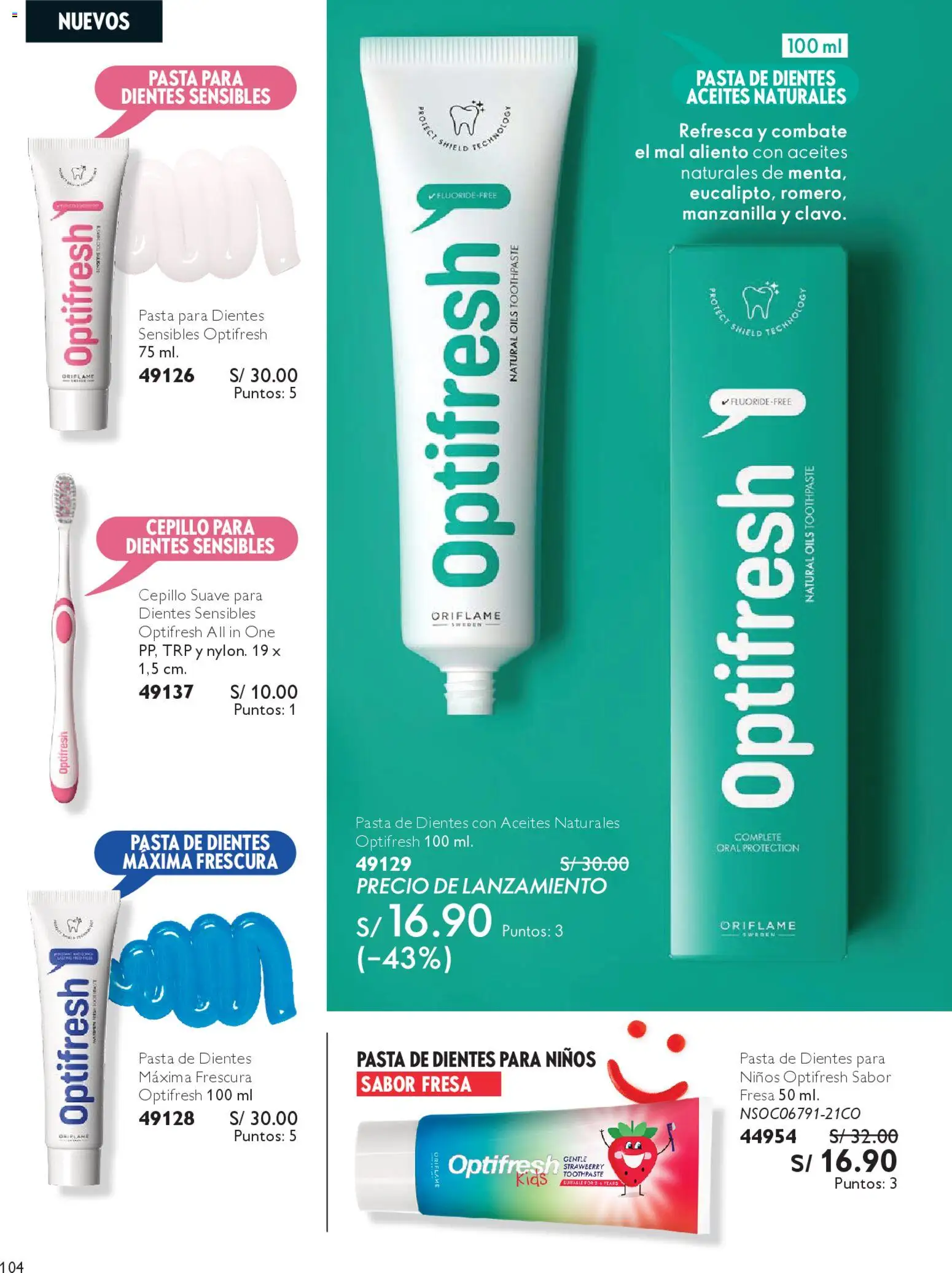 Catálogo Oriflame válido desde 18.04.2026 | Página: 104 | Productos: Pasta