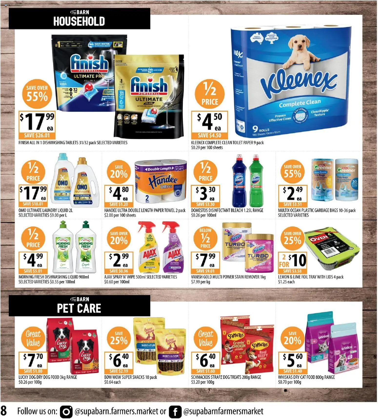 Supabarn catalogue - valid from 28.01.2026 | Page: 8 | Products: Chicken, Dog food, Water, Tablets