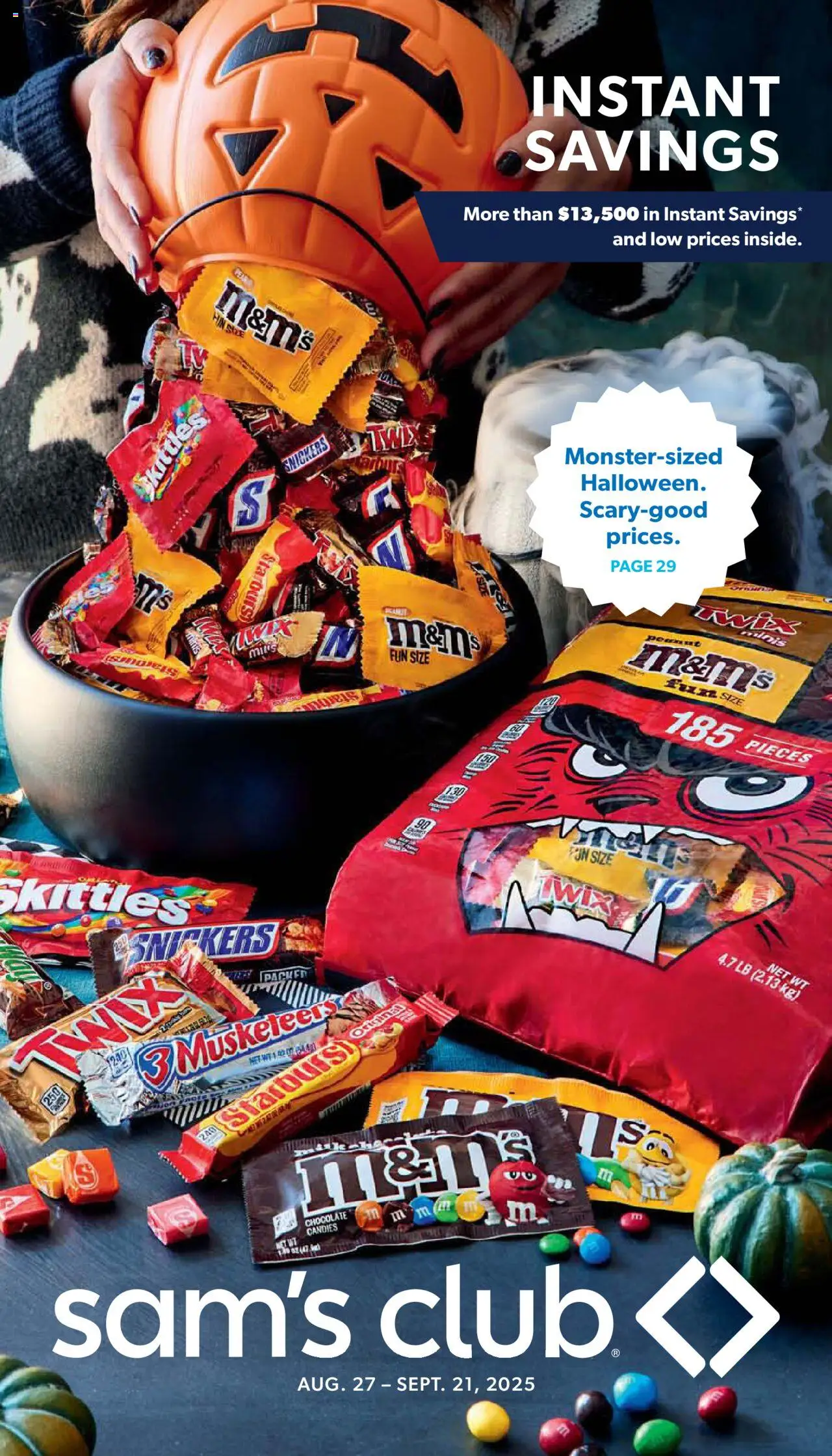 Sam's Club Instant Savings Book September - valid from 27.08.2025 | Page: 1 | Products: Chocolate, Candies