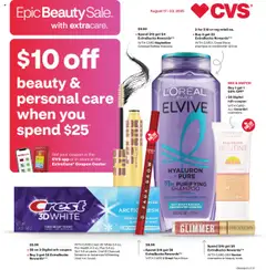 Preview of CVS Pharmacy weekly ads valid from 17.08.2025