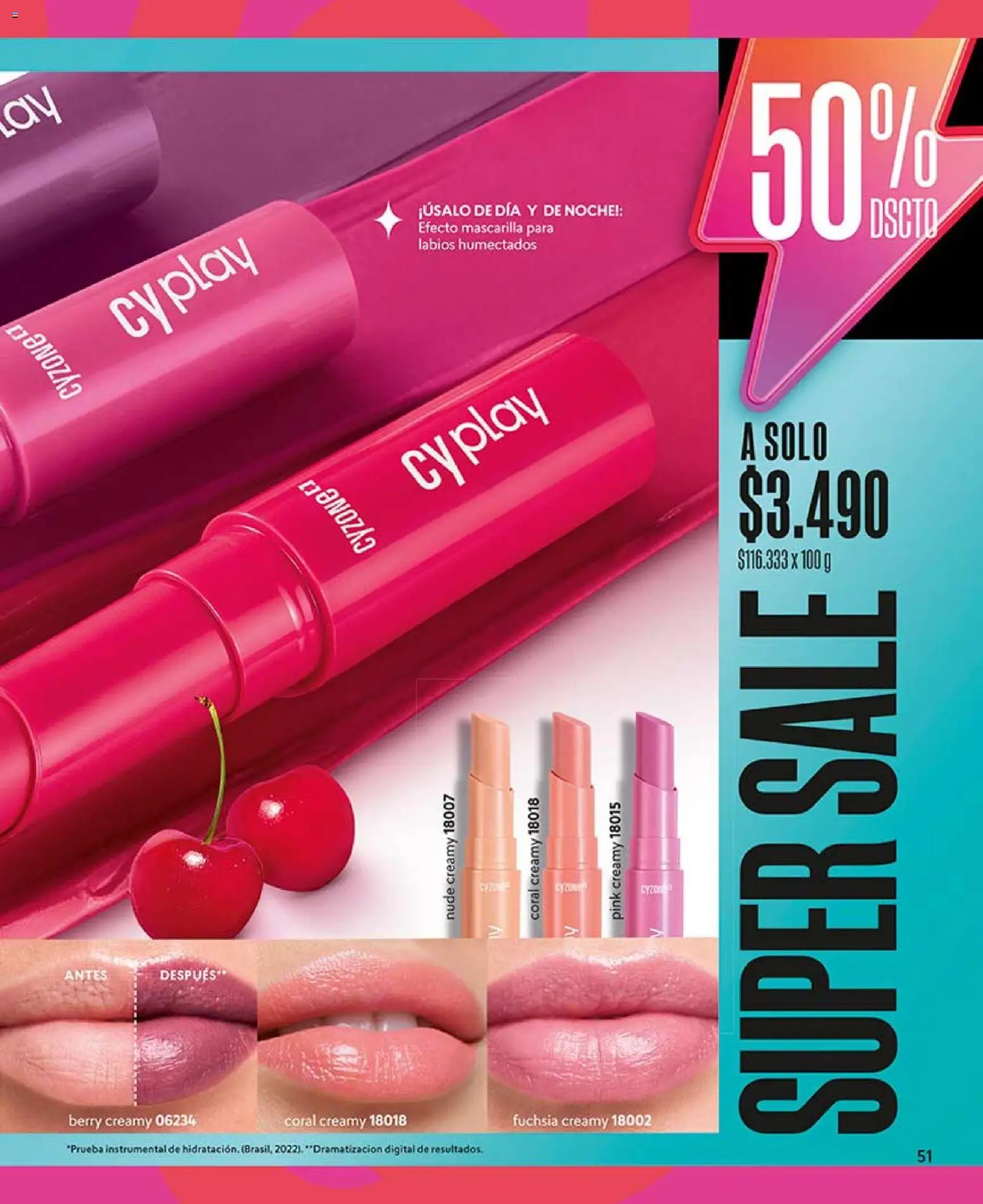 Catálogo CyZone Campaña 8 │ válido desde el 29.04.2026 | Página: 51 | Productos: Mascarilla