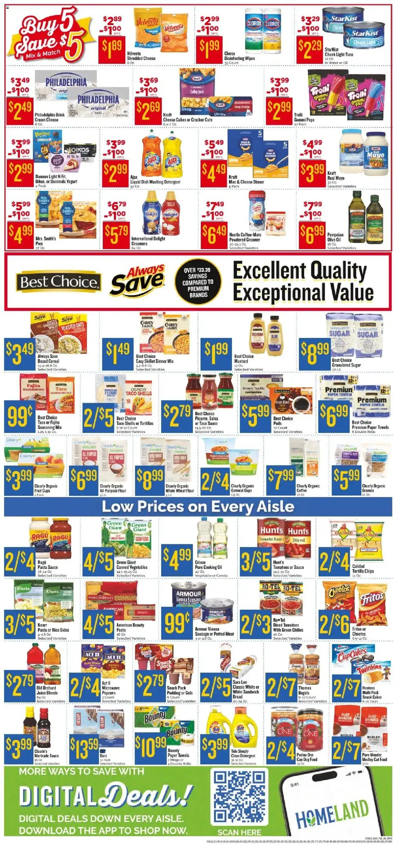 Homeland Weekly Ad - valid from 30.07.2025 | Page: 3 | Products: Yogurt, Coffee, Juice, Tomatoes