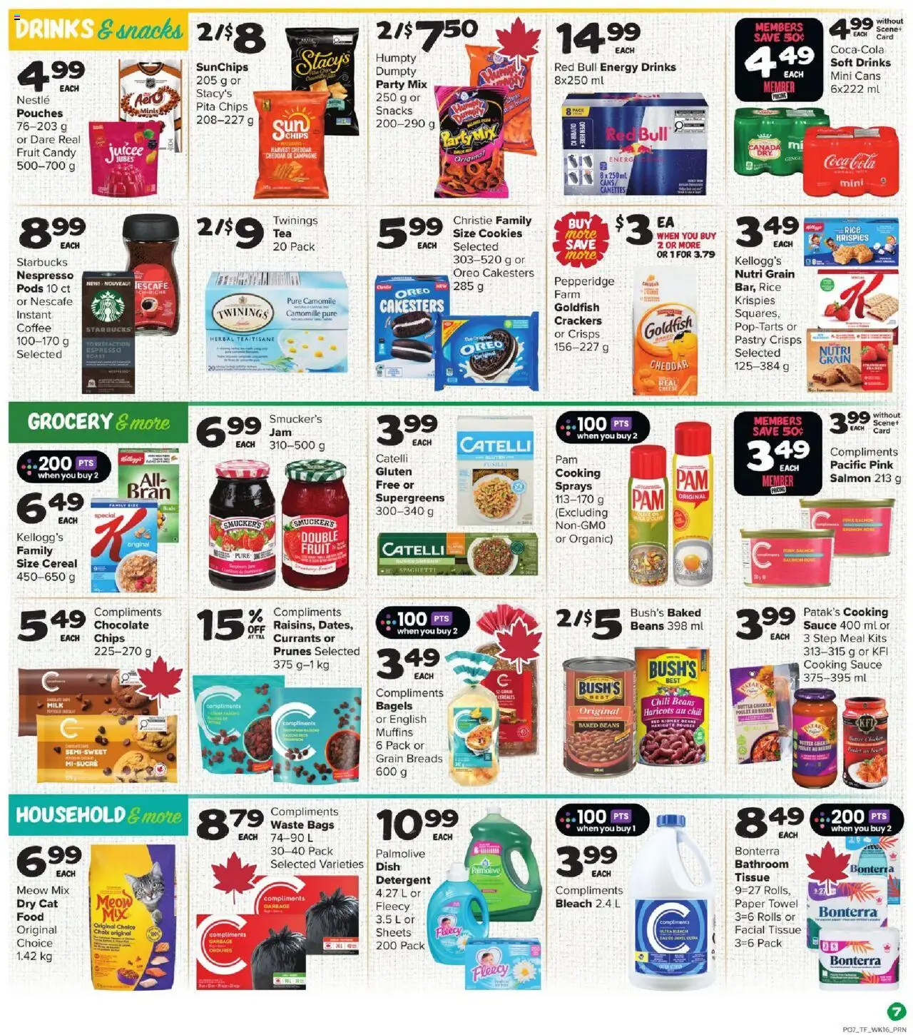 Thrifty Foods flyer valid from 14.08.2025 | Page: 9 | Products: Rice, Detergent, Butter, Chicken