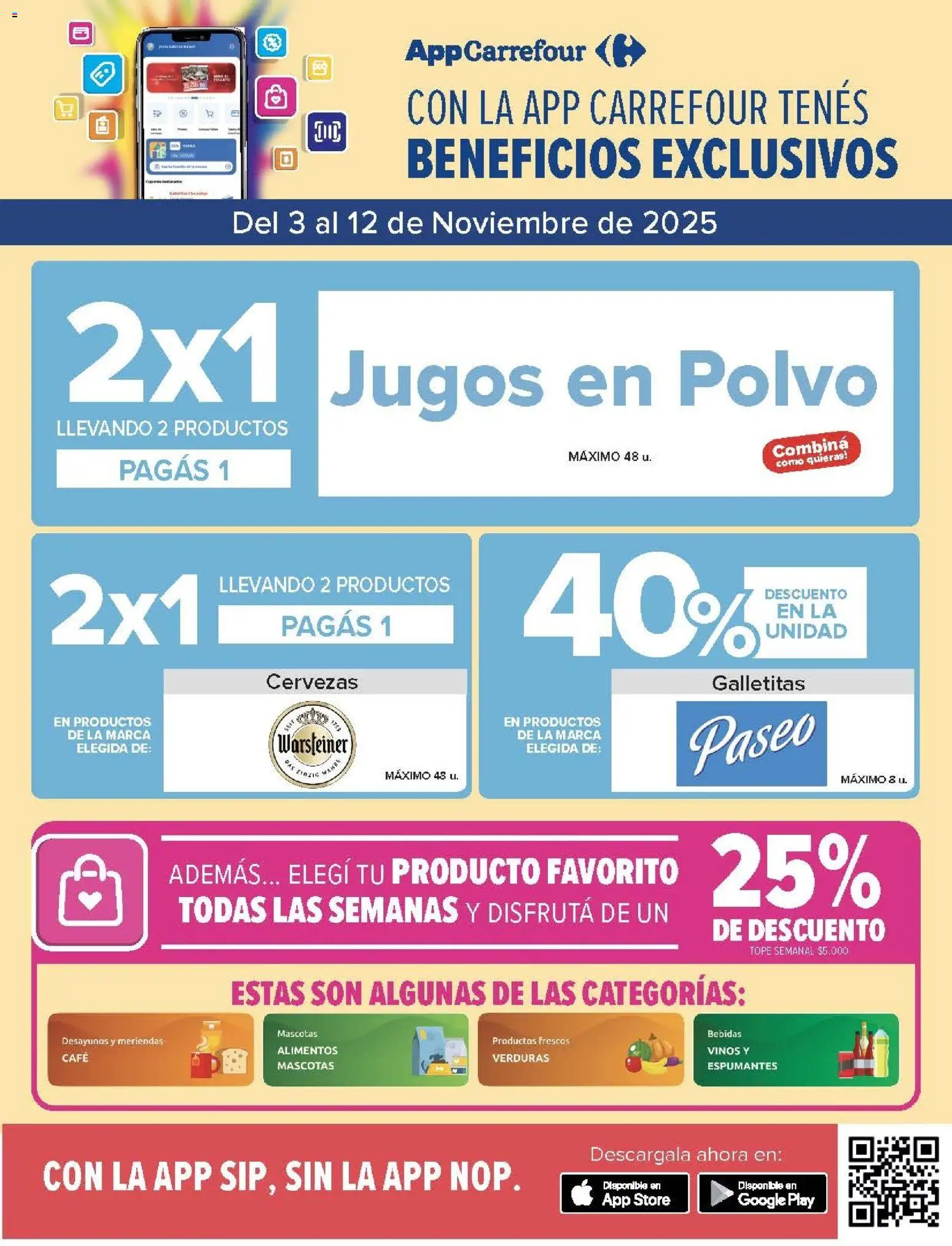 Carrefour - Black Friday │ válido desde el 03.11.2025 | Página: 2 | Productos: Galletitas, Polvo, Café