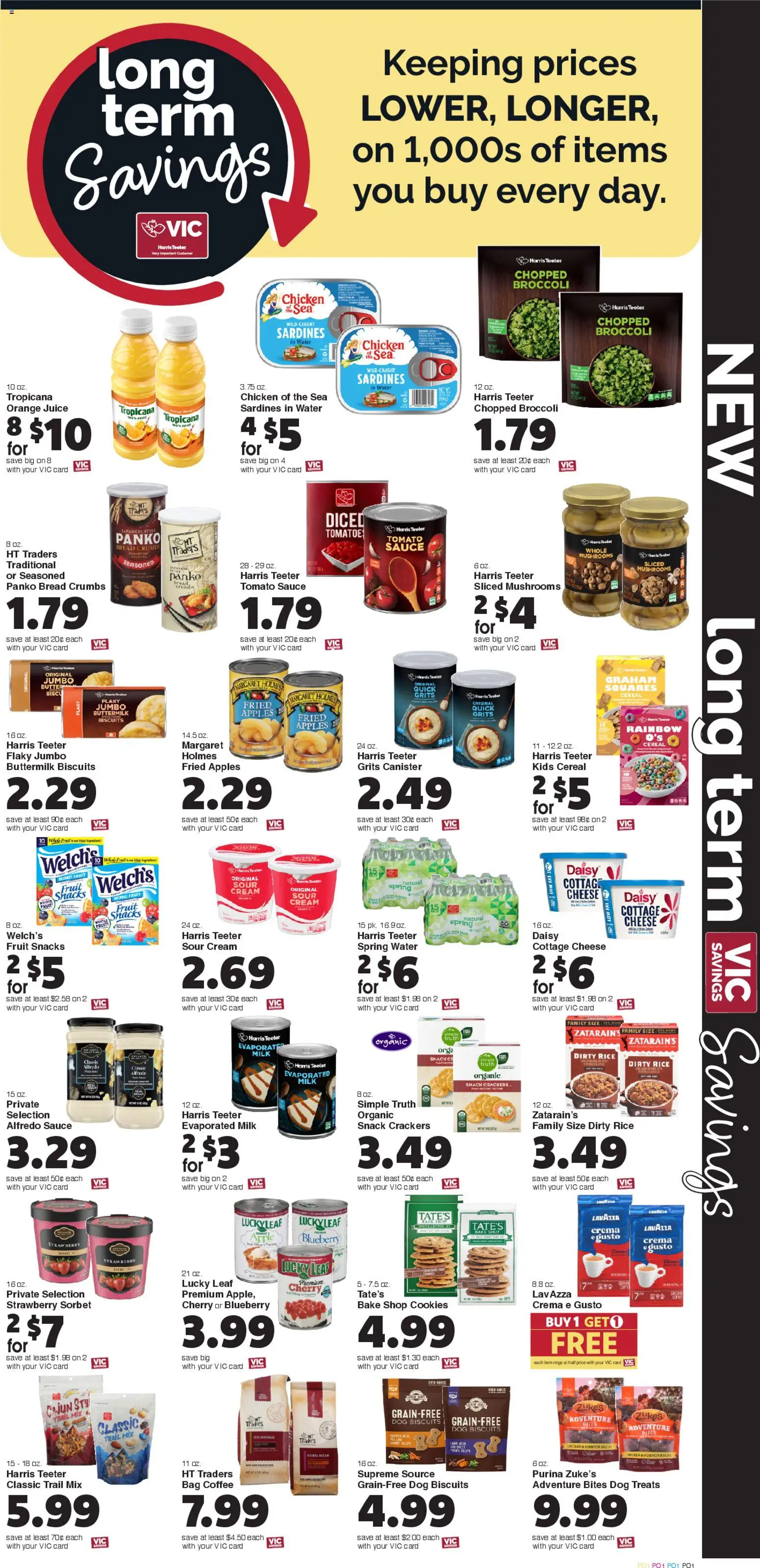 Harris Teeter Weekly Ad - NC - valid from 01.04.2026 | Page: 12 | Products: Broccoli, Coffee, Juice, Bag