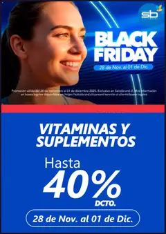 Black Friday Salcobrand válido desde el 28.11.2025