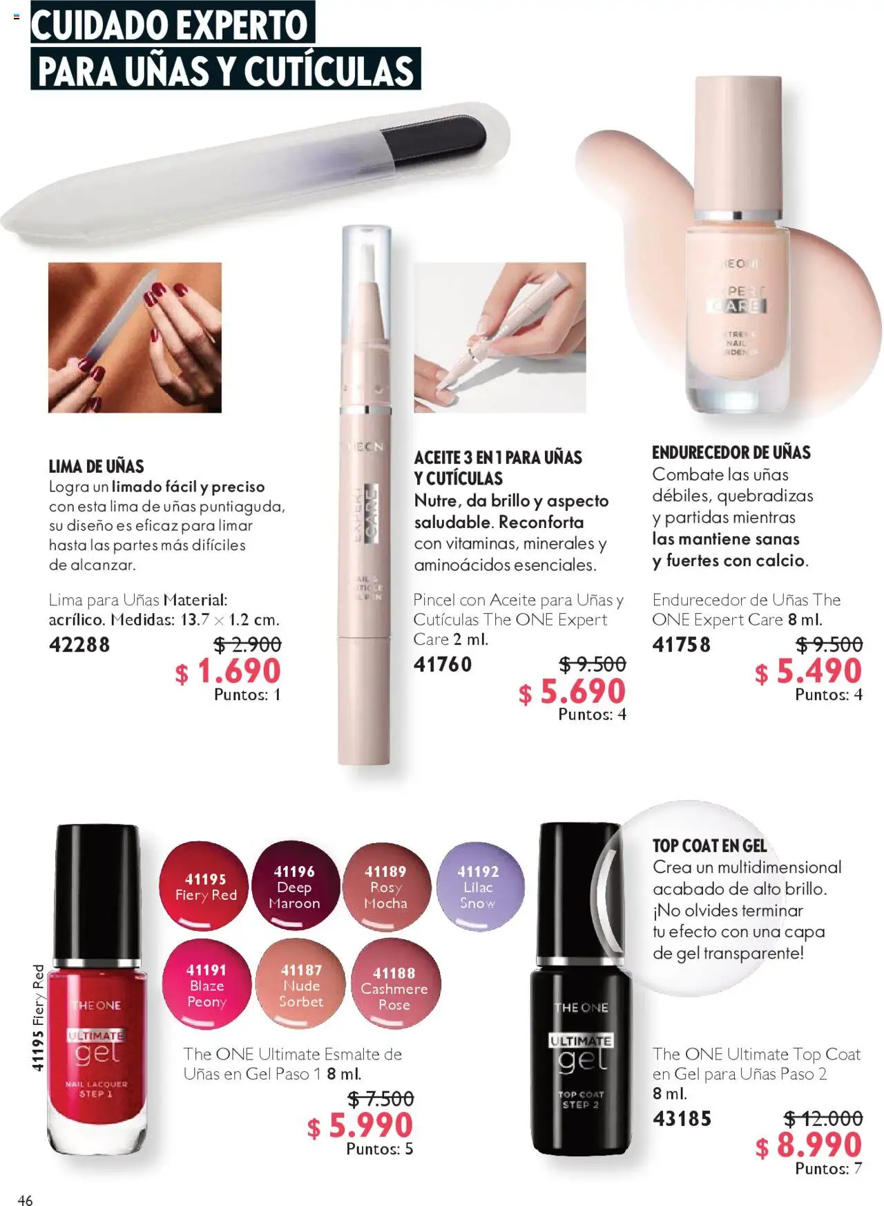 Oriflame catálogo │ válido desde el 04.10.2025 | Página: 46 | Productos: Brillo, Top, Aceite, Pincel