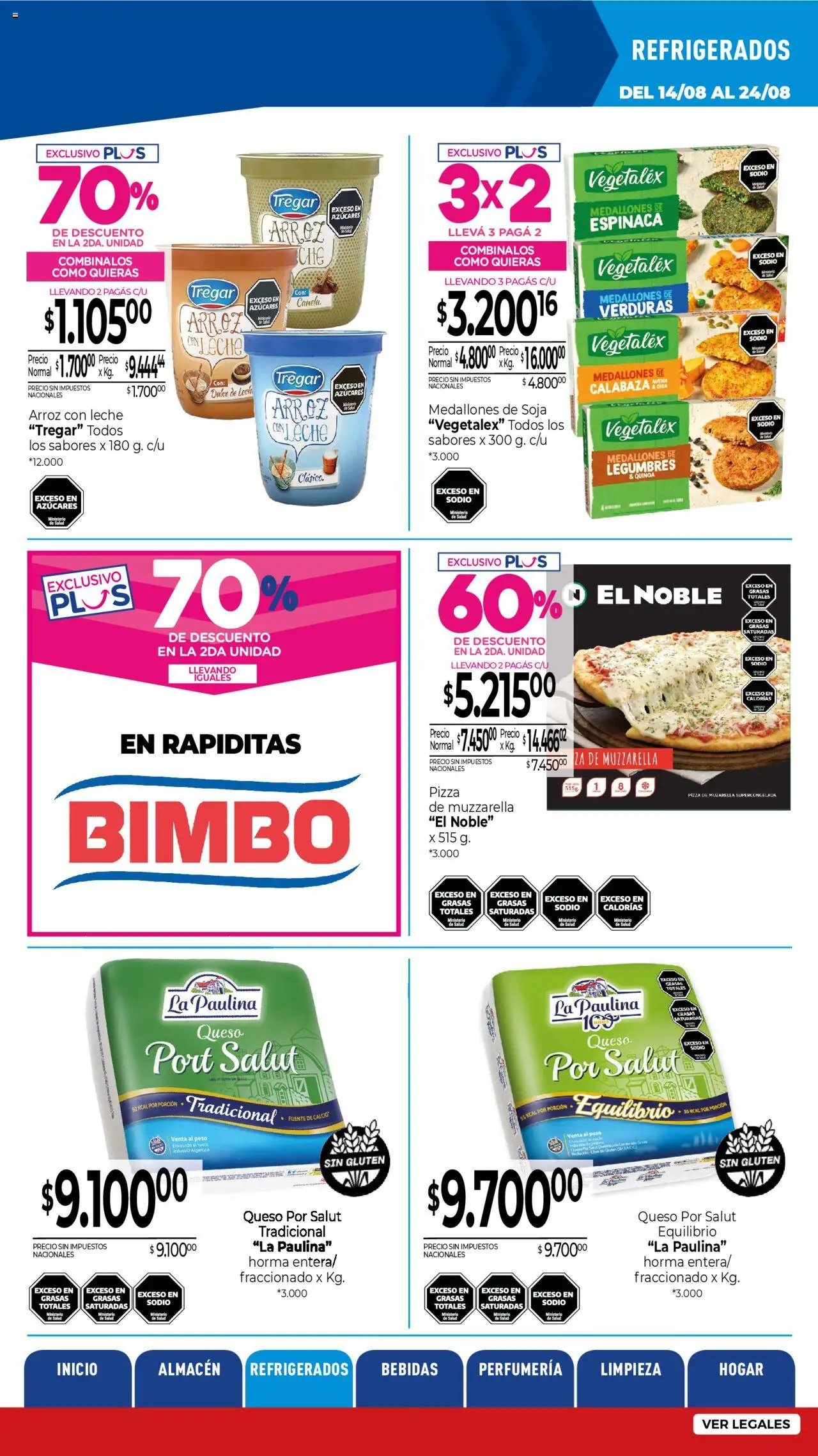 La Anonima - Insuperables - z5 │ válido desde el 14.08.2025 | Página: 13 | Productos: Peso, Leche, Queso, Arroz