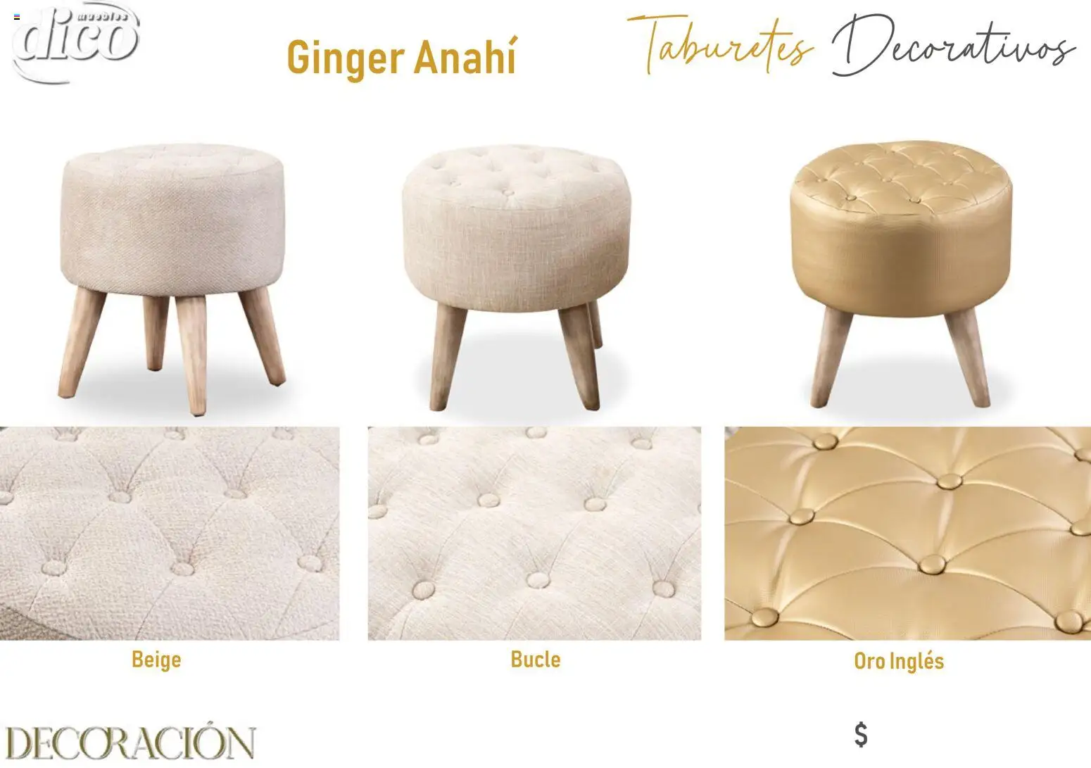 Nuevas ofertas de Muebles Dico válidas en toda la República Mexicana desde el 09.12.2025. ¡Encuentra las mejores ofertas en Muebles Dico catálogo Decoración! | Página: 37