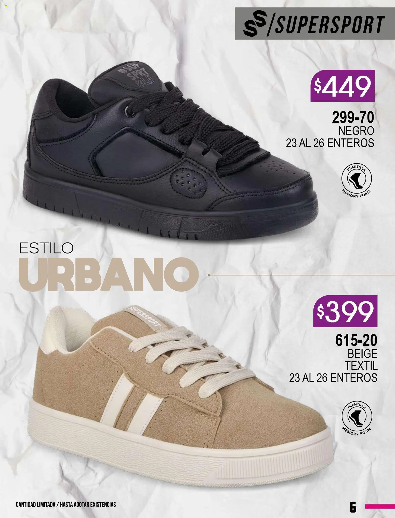 Nuevas ofertas de Cklass válidas en toda la República Mexicana desde el 08.01.2026. ¡Encuentra las mejores ofertas en Cklass catálogo Especial Supersport Dama! | Página: 7