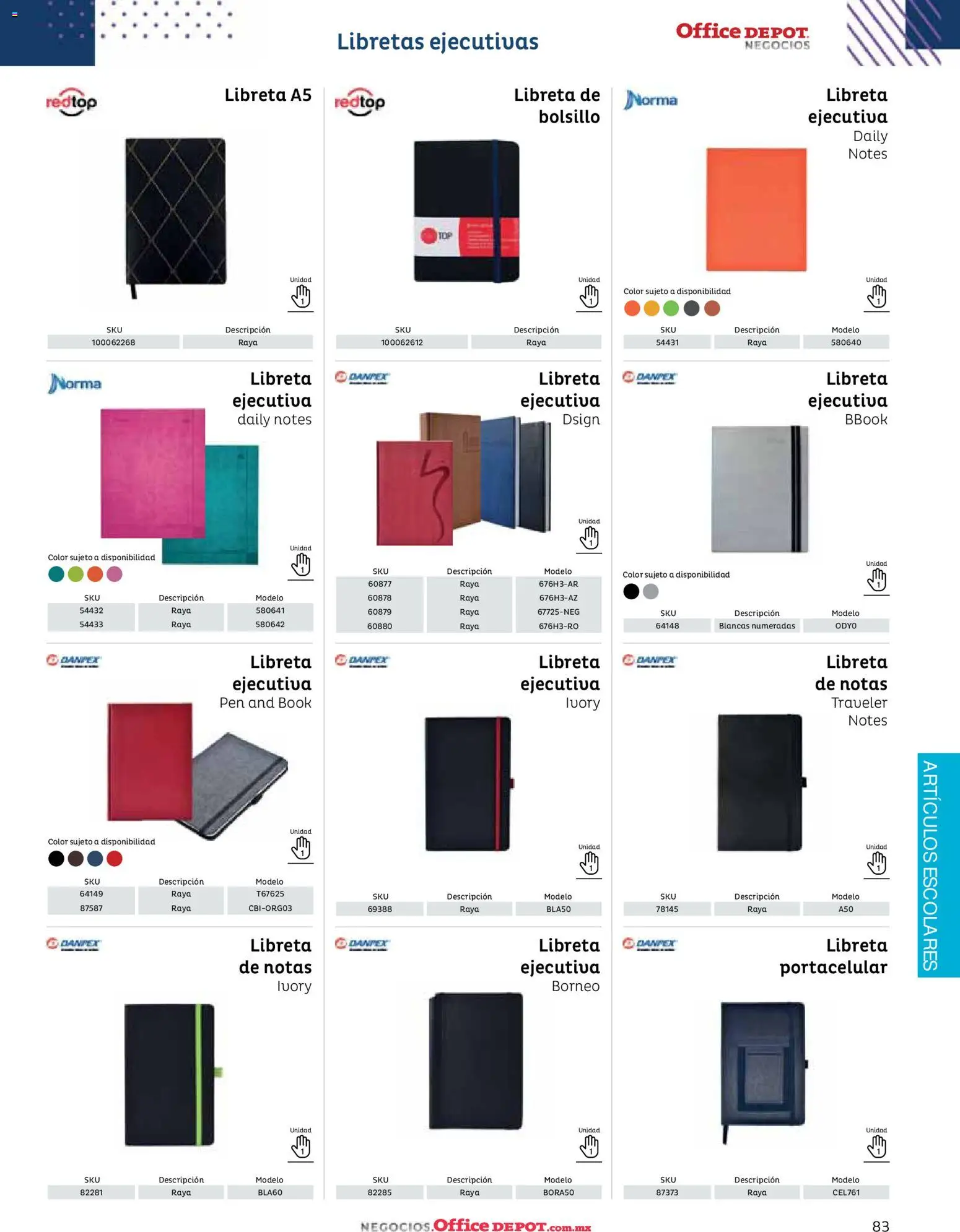 Nuevas ofertas de Office Depot válidas en toda la República Mexicana desde el 12.01.2026. ¡Encuentra las mejores ofertas en Office Depot catálogo 2026! | Página: 85