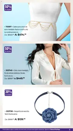 Nuevas ofertas de Home Interiors válidas en toda la República Mexicana desde el 28.04.2025. ¡Encuentra las mejores ofertas en Home Interiors catálogo Victoria Zolassi! | Página: 25 | Productos: Gargantilla, Cadena