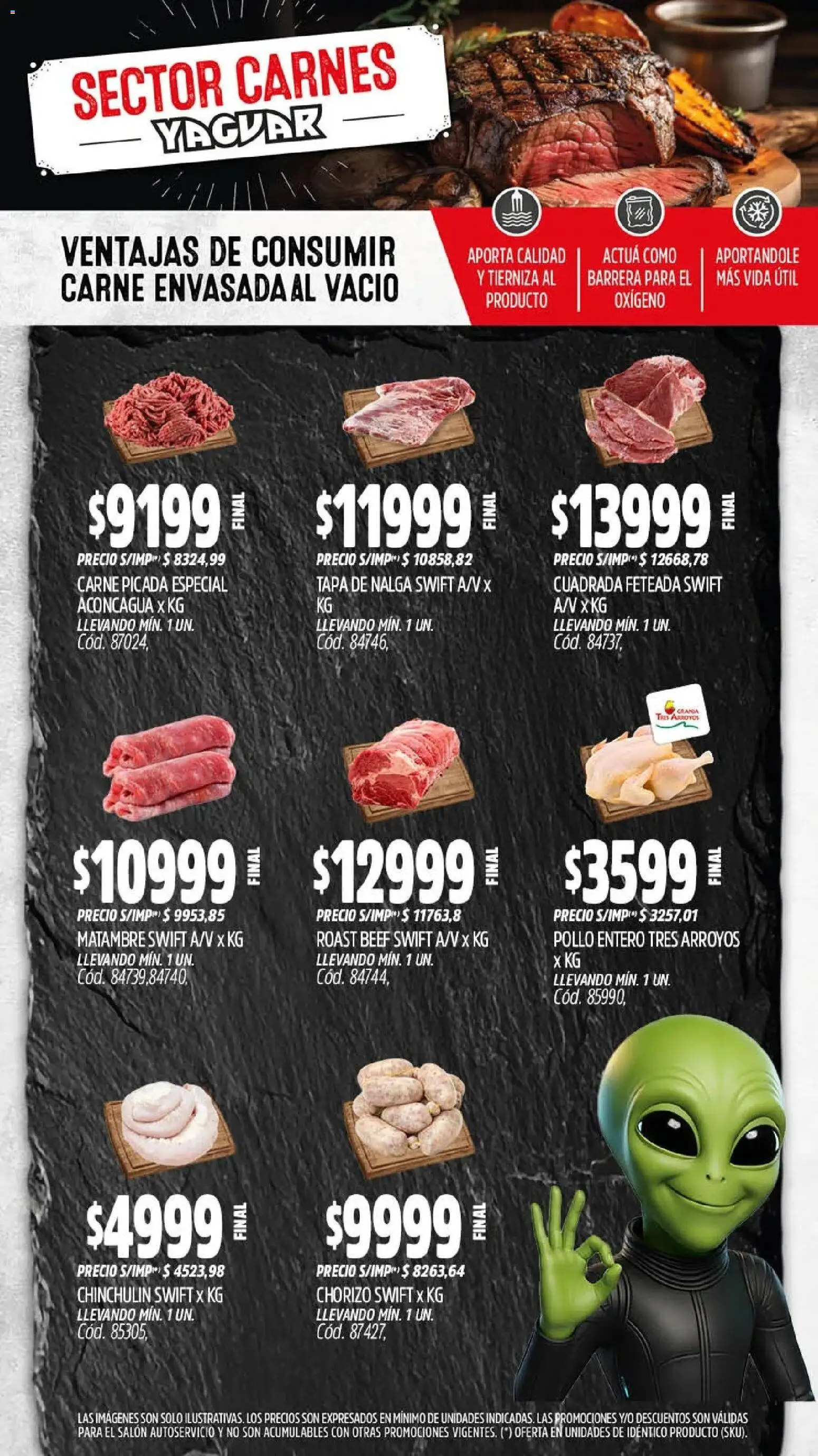 Yaguar - Oferta Semanal Santa Fé │ válido desde el 11.03.2026 | Página: 6 | Productos: Pollo, Chorizo
