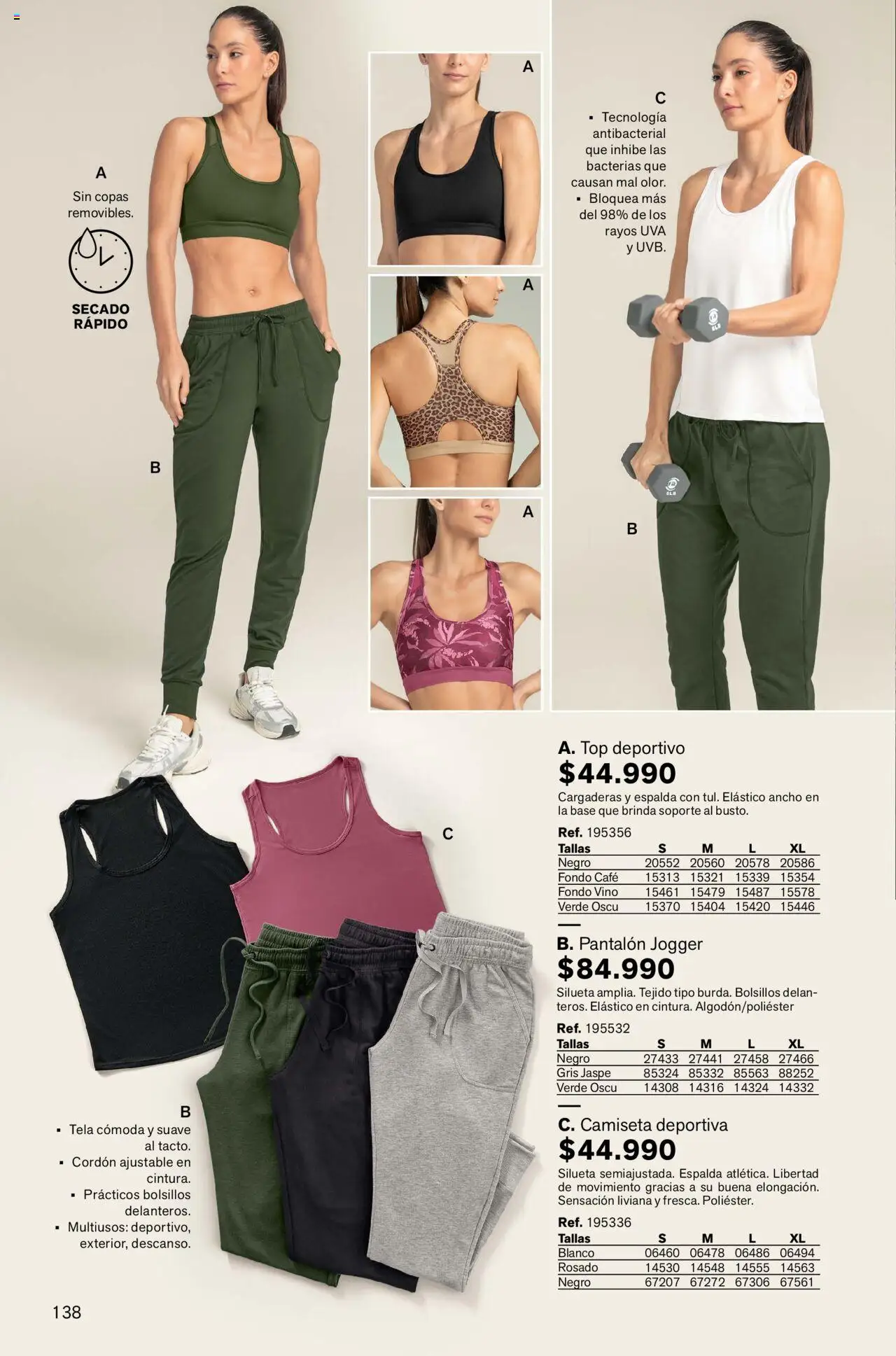 Leonisa revista - valida desde el 12.09.2025 | Página: 138 | Productos: Camiseta, Top, Uva, Cómoda