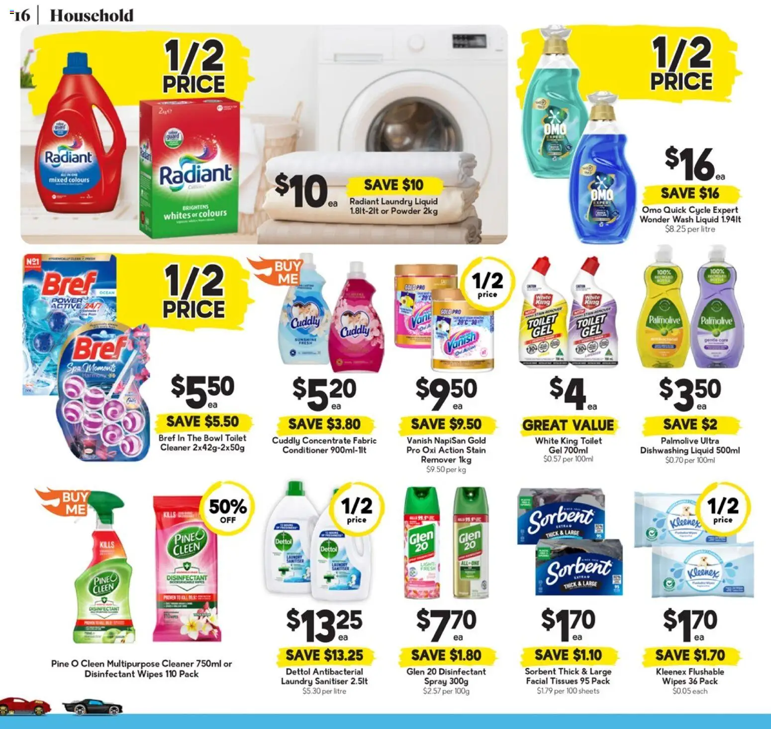 Drakes catalogue - valid from 05.11.2025 | Page: 16 | Products: Toilet, Household, Laundry, Multipurpose