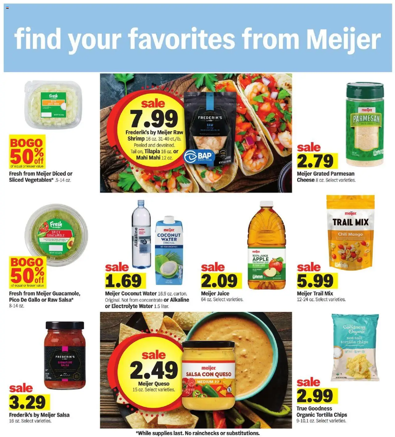 Meijer Weekly Ad - valid from 03.08.2025 | Page: 18 | Products: Cheese, Chips, Salt, Mango