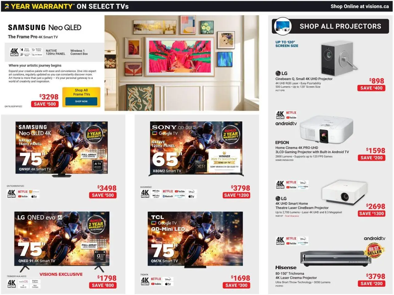 Visions flyer valid from 19.09.2025 | Page: 6 | Products: Tv, Video, Box