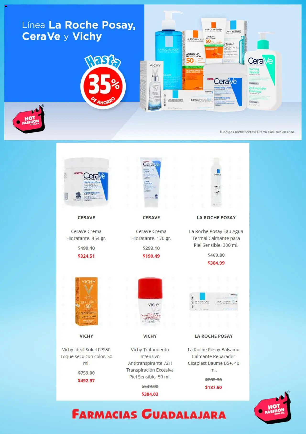 Nuevas ofertas de Farmacia Guadalajara válidas en toda la República Mexicana desde el 11.08.2025. ¡Encuentra las mejores ofertas en Farmacia Guadalajara - Hot Sale! | Página: 2 | Productos: Antitranspirante, Crema, Agua, Cera