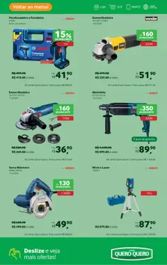 Lojas Quero-Quero Folheto - válido de 15.07.2025 | Página: 20 | Produtos: Furadeira, Parafusadeira, Esmerilhadeira, Martelete