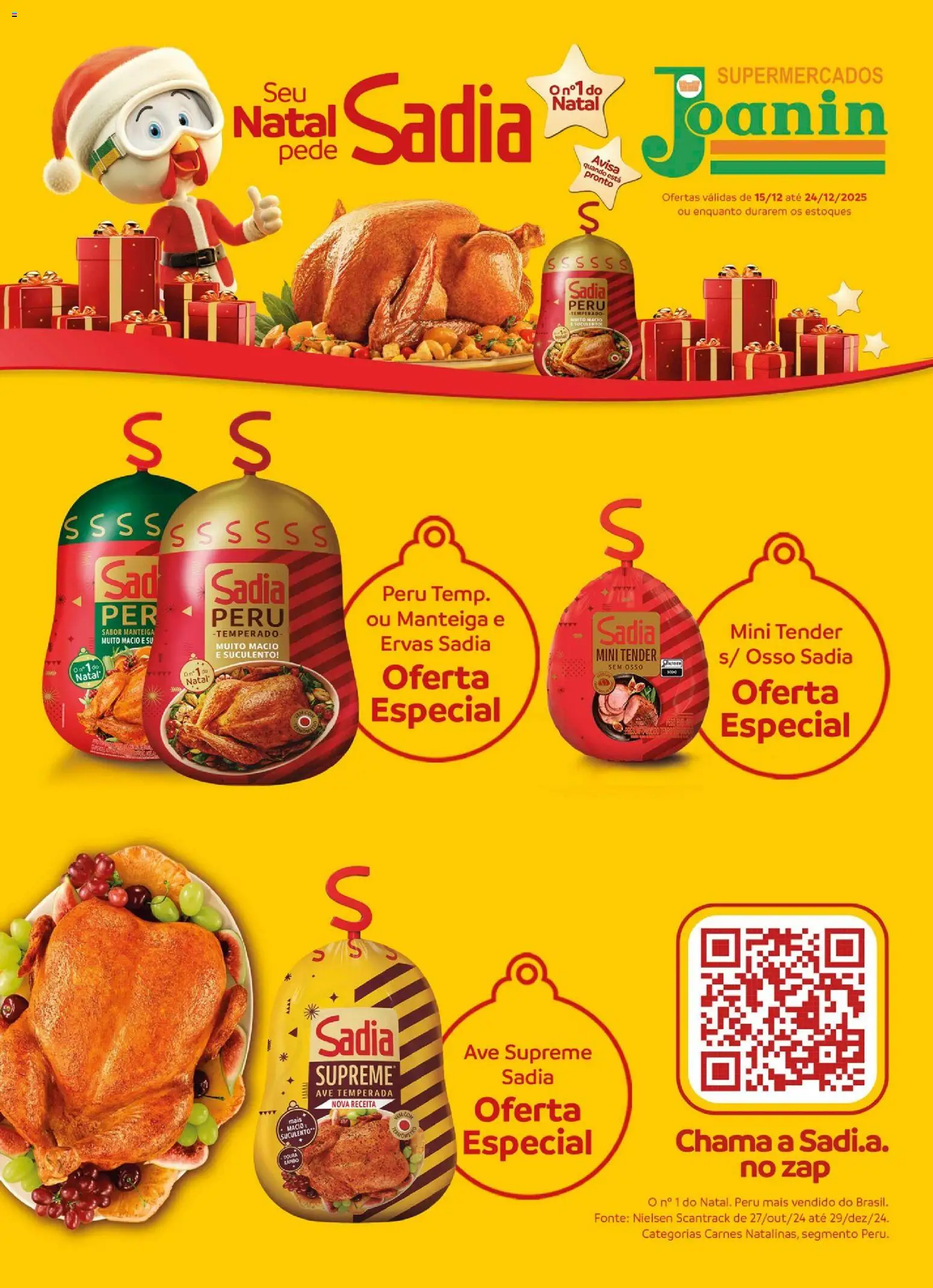 Supermercados Joanin Folheto - válido de 15.12.2025 | Página: 1 | Produtos: Tender, Manteiga