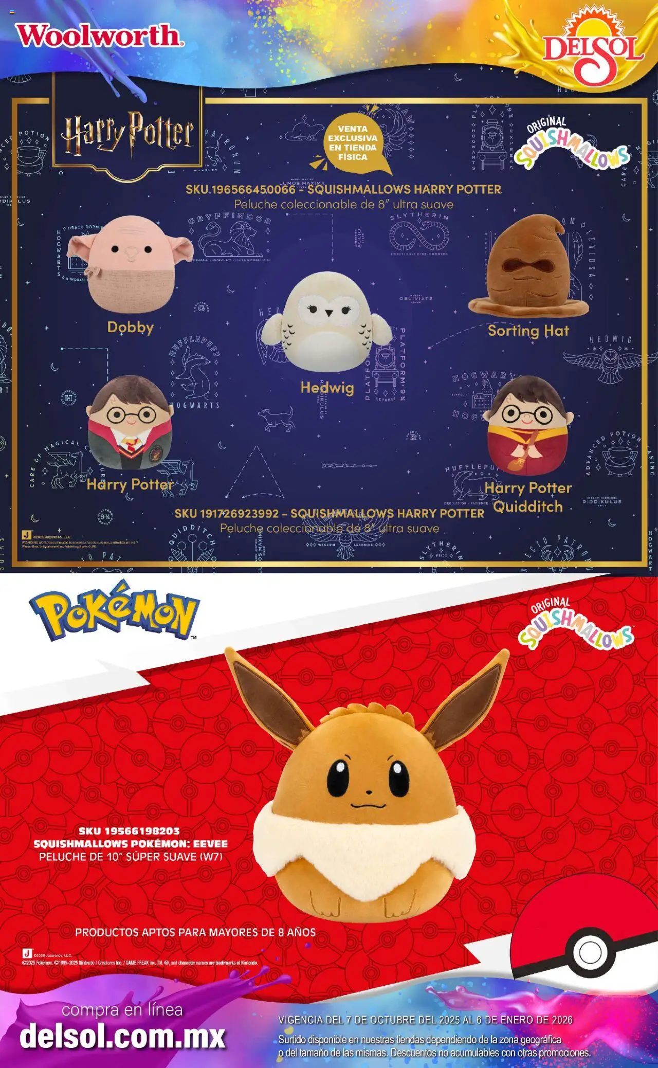 Nuevas ofertas de Del Sol y Woolworth válidas en toda la República Mexicana desde el 07.10.2025. ¡Encuentra las mejores ofertas en Del Sol y Woolworth - Catálogo Castillo Del Juguete! | Página: 235