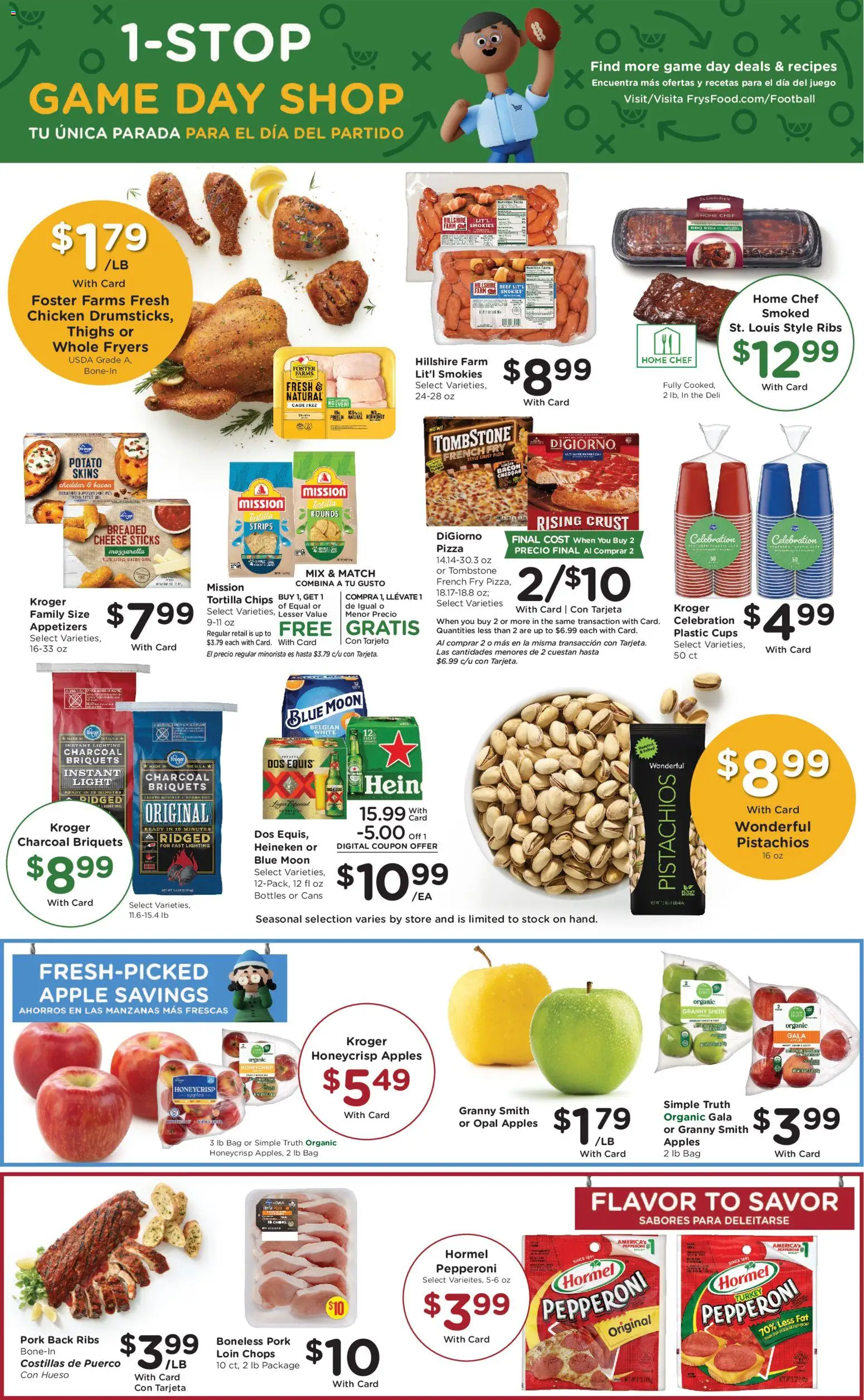 Fry's Food Weekly Ad - valid from 10.12.2025 | Page: 13 | Products: Cheese, Pizza, Beef, Game