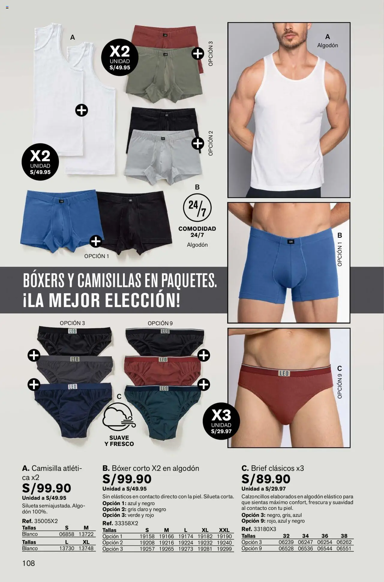 Catálogo Leonisa válido desde 11.09.2025 | Página: 108 | Productos: Boxers