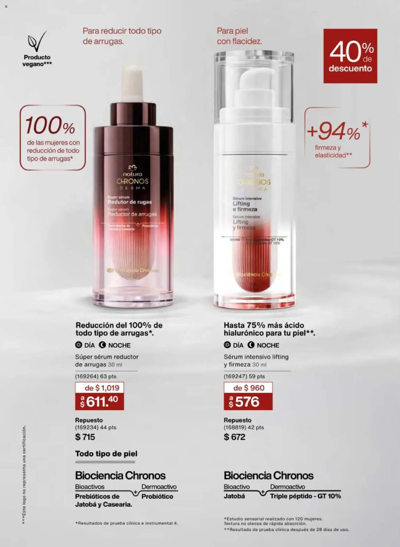 Nuevas ofertas de Natura válidas en toda la República Mexicana desde el 10.01.2026. ¡Encuentra las mejores ofertas en Natura campaña 2 2026! | Página: 102 | Productos: Serum