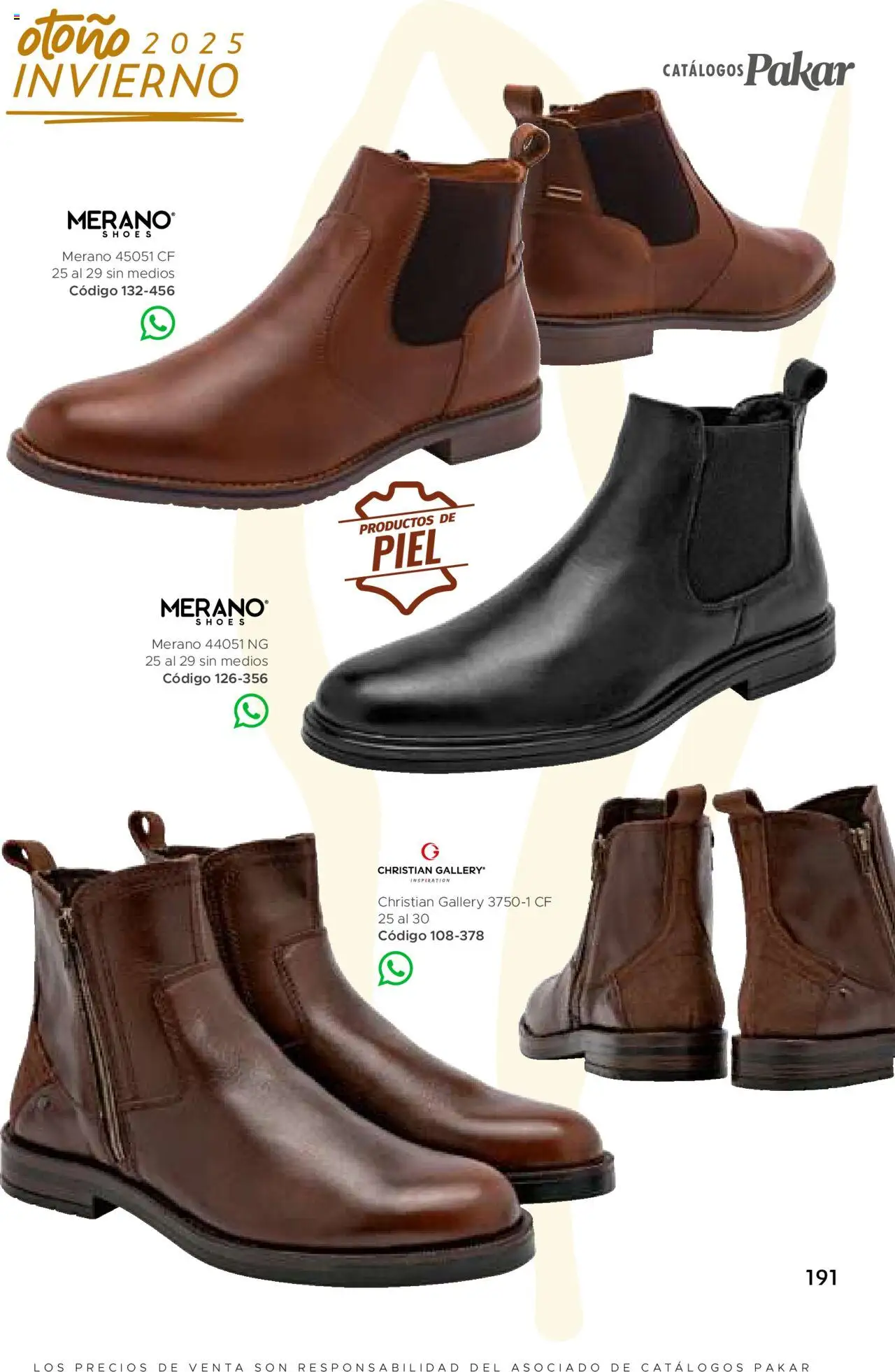Nuevas ofertas de SC Pakar válidas en toda la República Mexicana desde el 24.07.2025. ¡Encuentra las mejores ofertas en SC Pakar - Catálogo Hombre otoño / invierno! | Página: 191