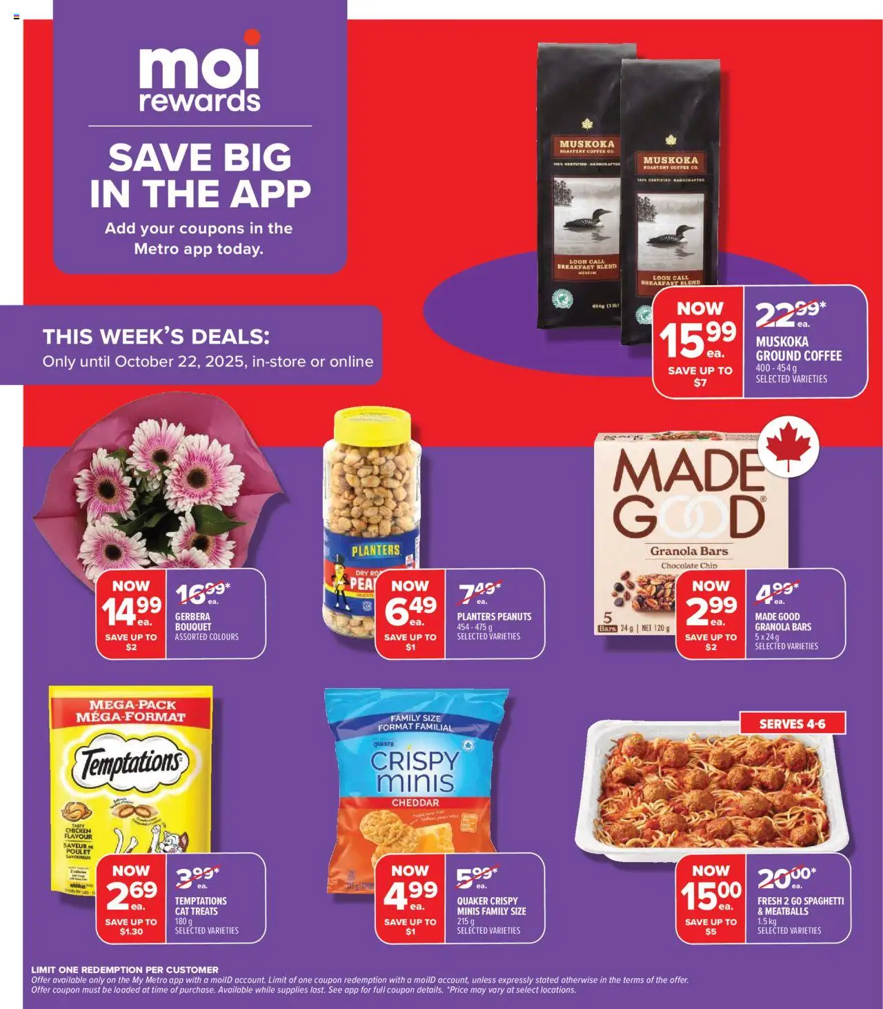 Metro flyer valid from 16.10.2025 | Page: 5 | Products: Coffee, Chocolate, Chicken